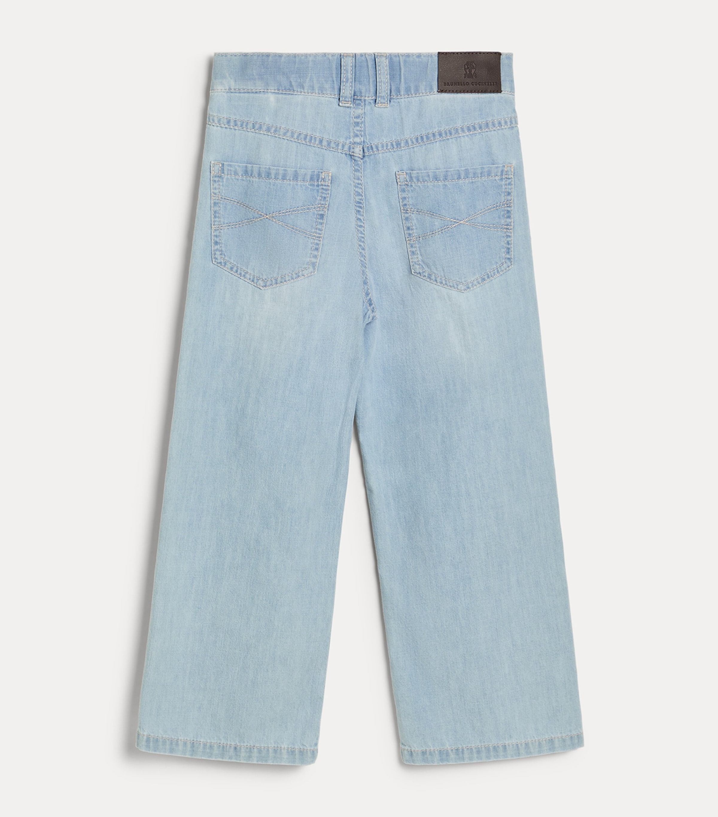Brunello Cucinelli Kids Embellished Straight Jeans (4-6 Years) Image 2
