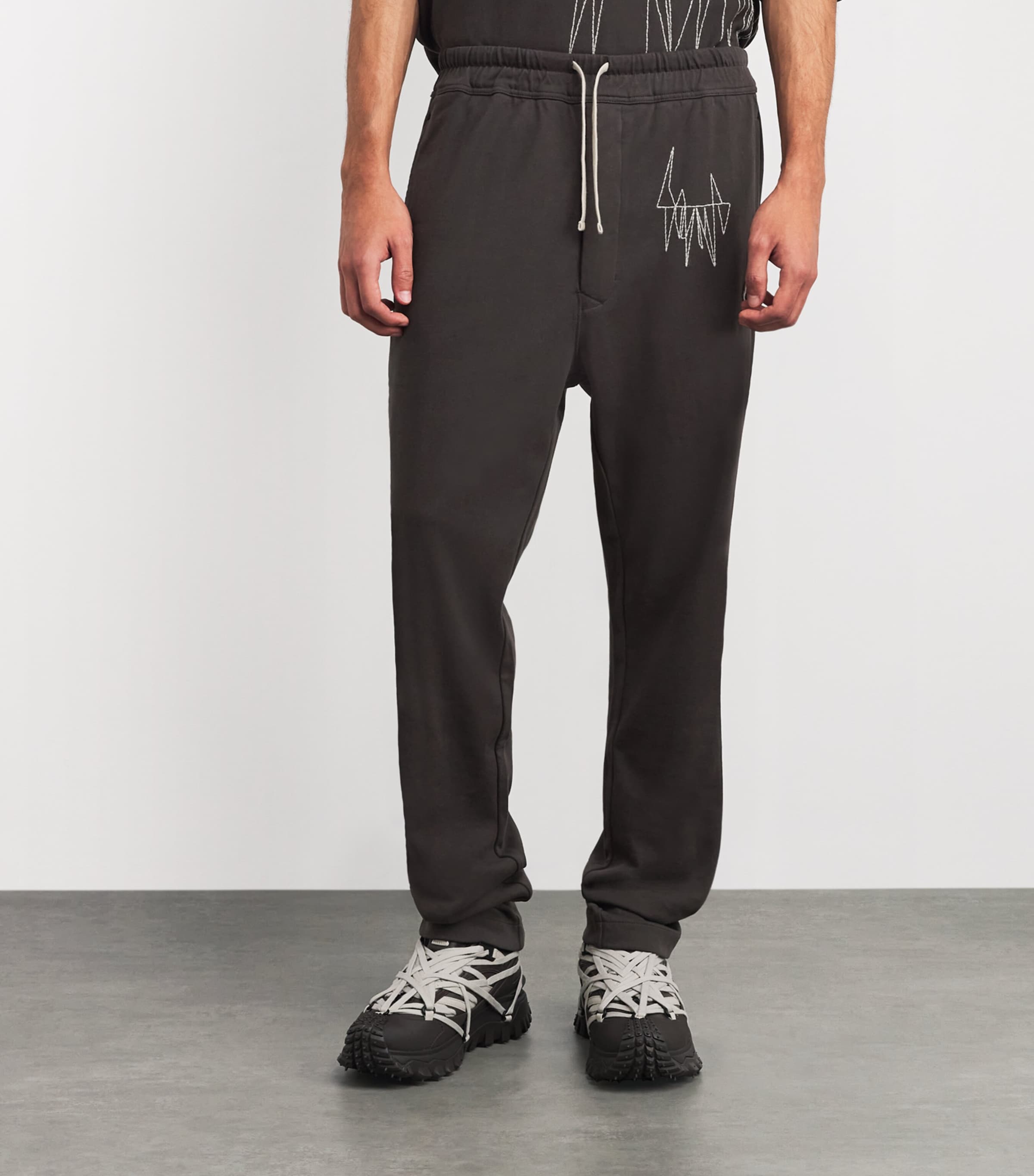 x Moncler Cotton Sweatpants 828 - DARK DUST Image 3