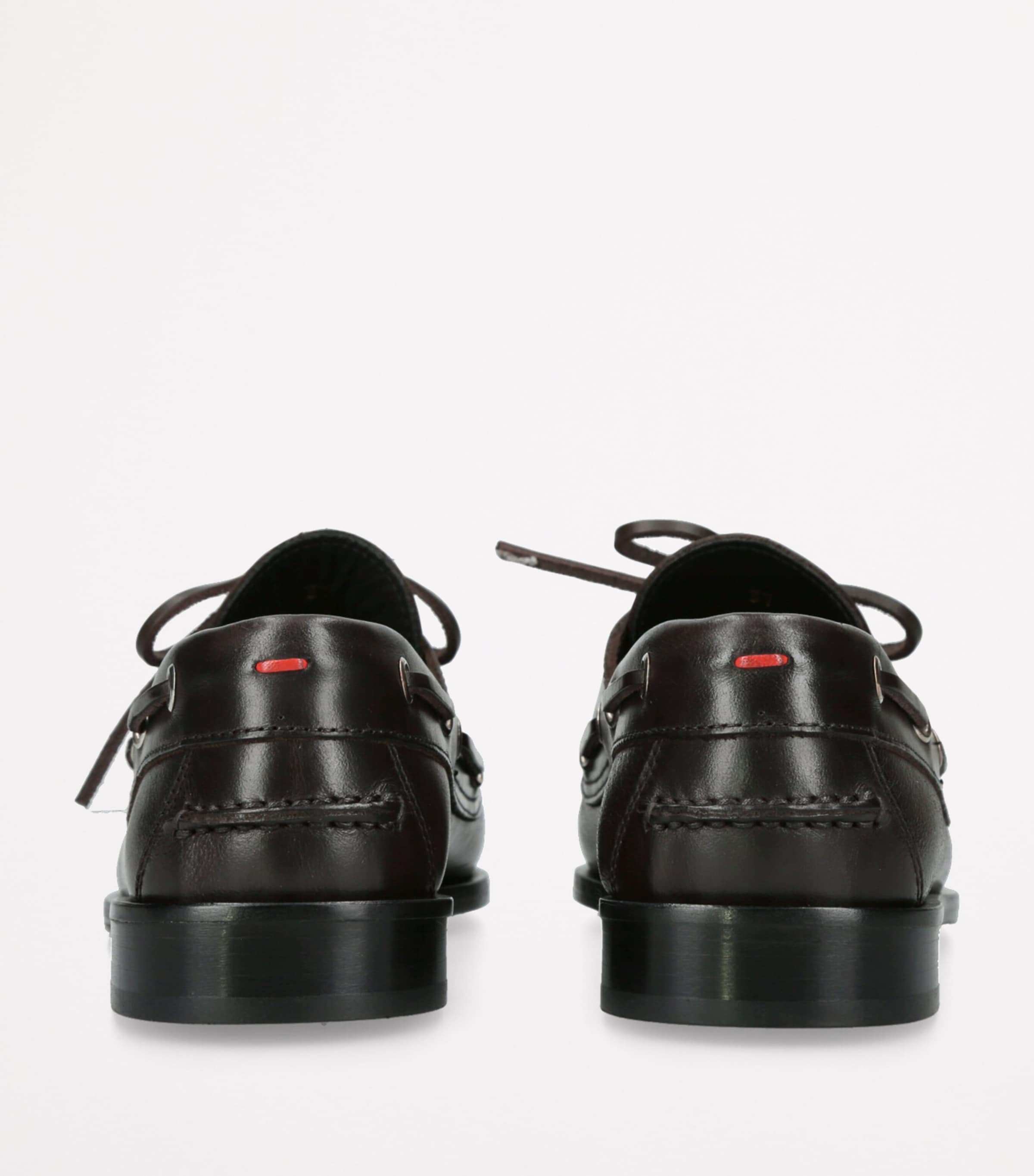 aeyde Leather Harris Flats Dark Brown Image 2