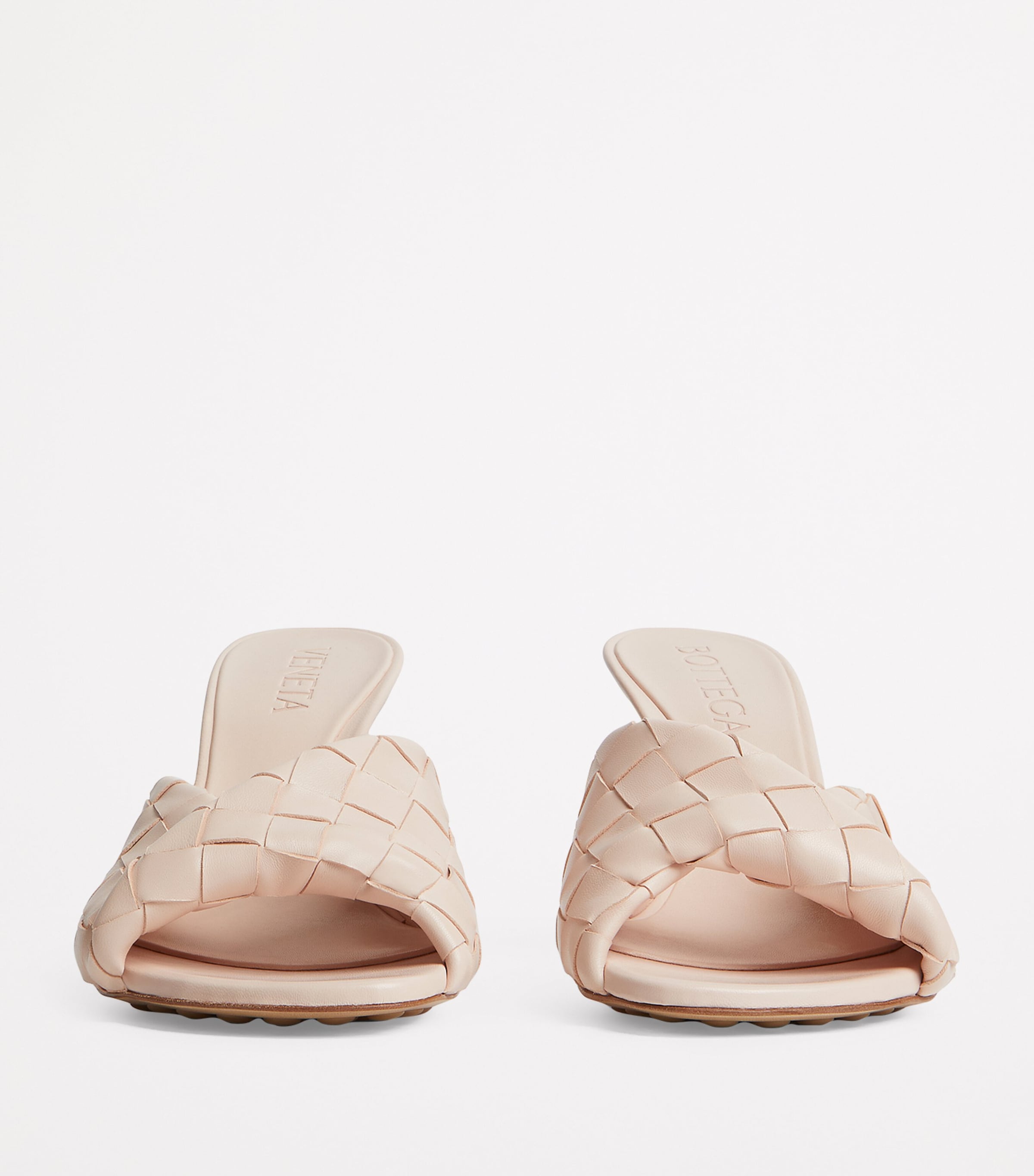 Leather Intrecciato Blink Mules 80 6801 Image 3