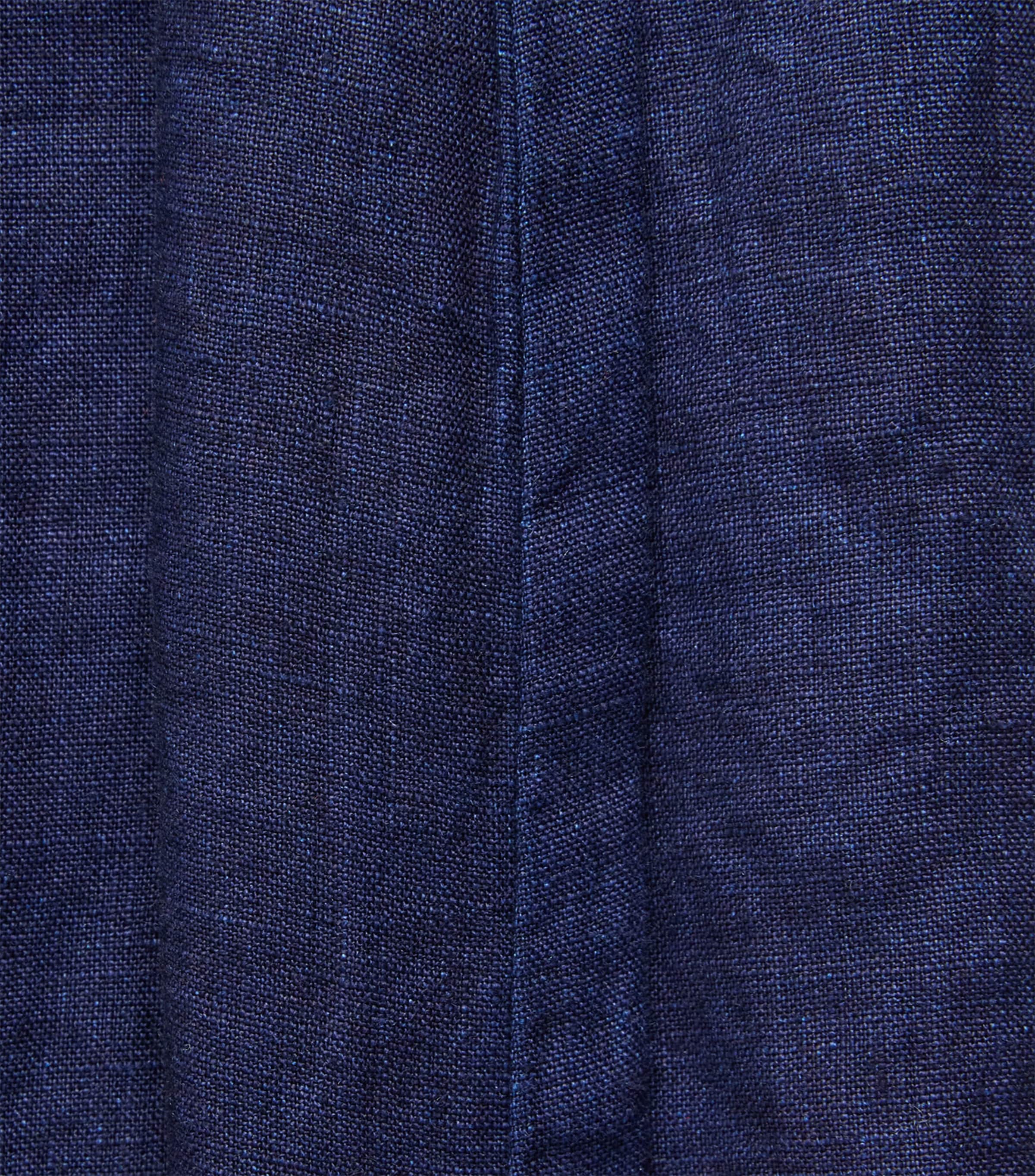 FRAME Mens Linen Drawstring Trousers Rins Image 6