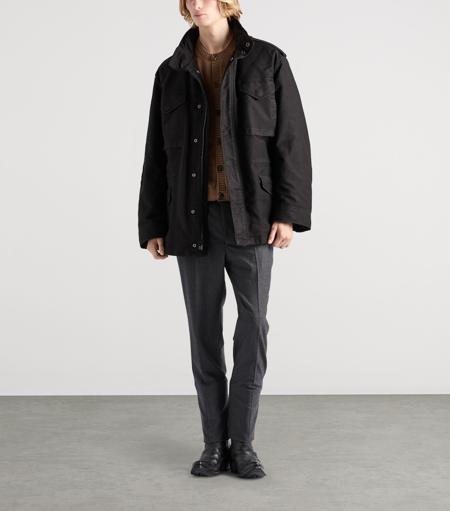 Midweight Cotton-Down Field Jacket F0002 Image 2