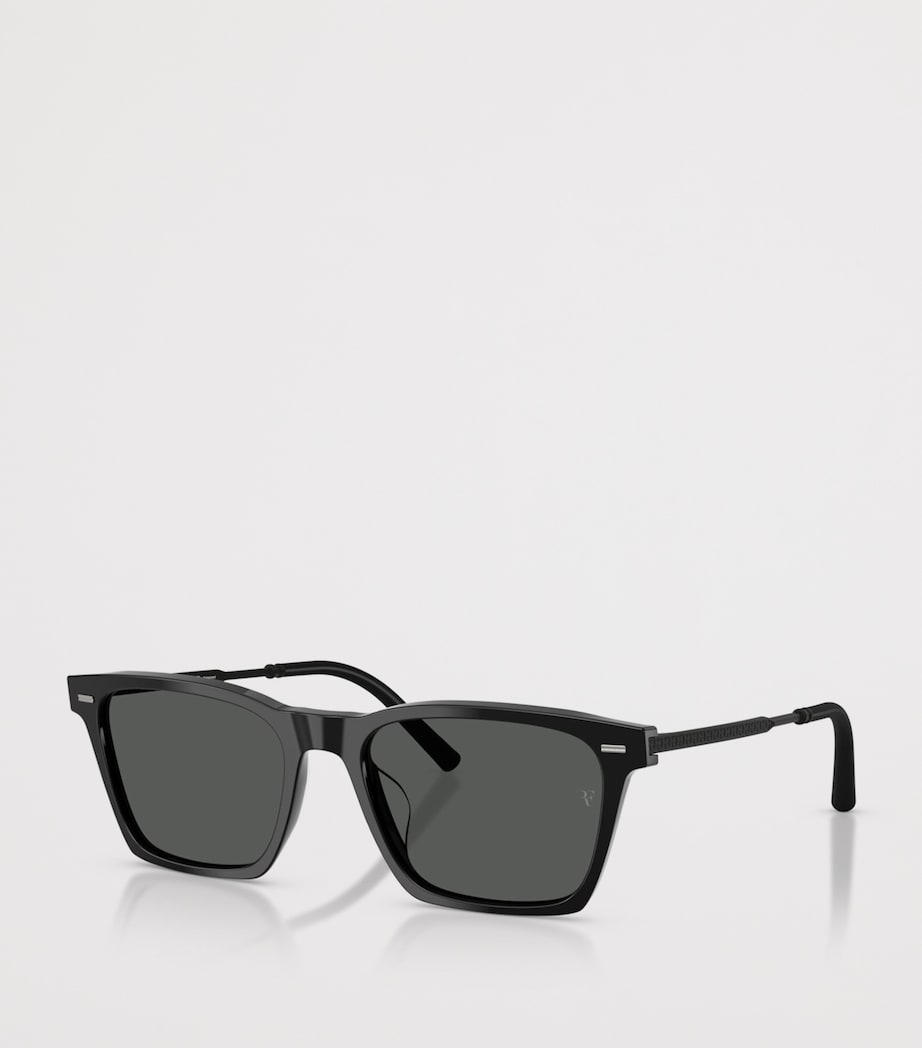 Oliver Peoples R-19 Pillow Sunglasses Black Image 8