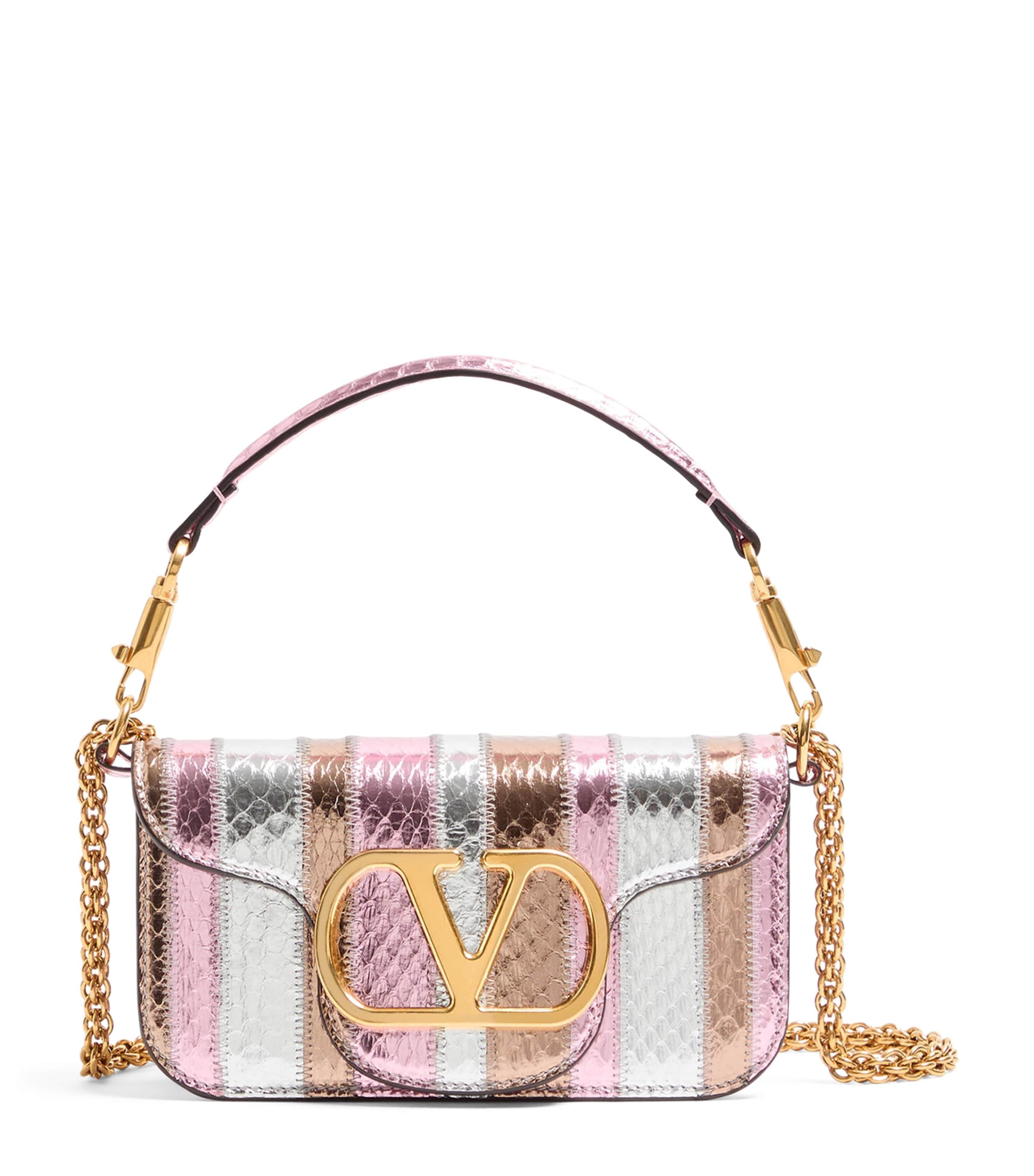 Metallic Leather Loco Shoulder Bag C8N Image 1