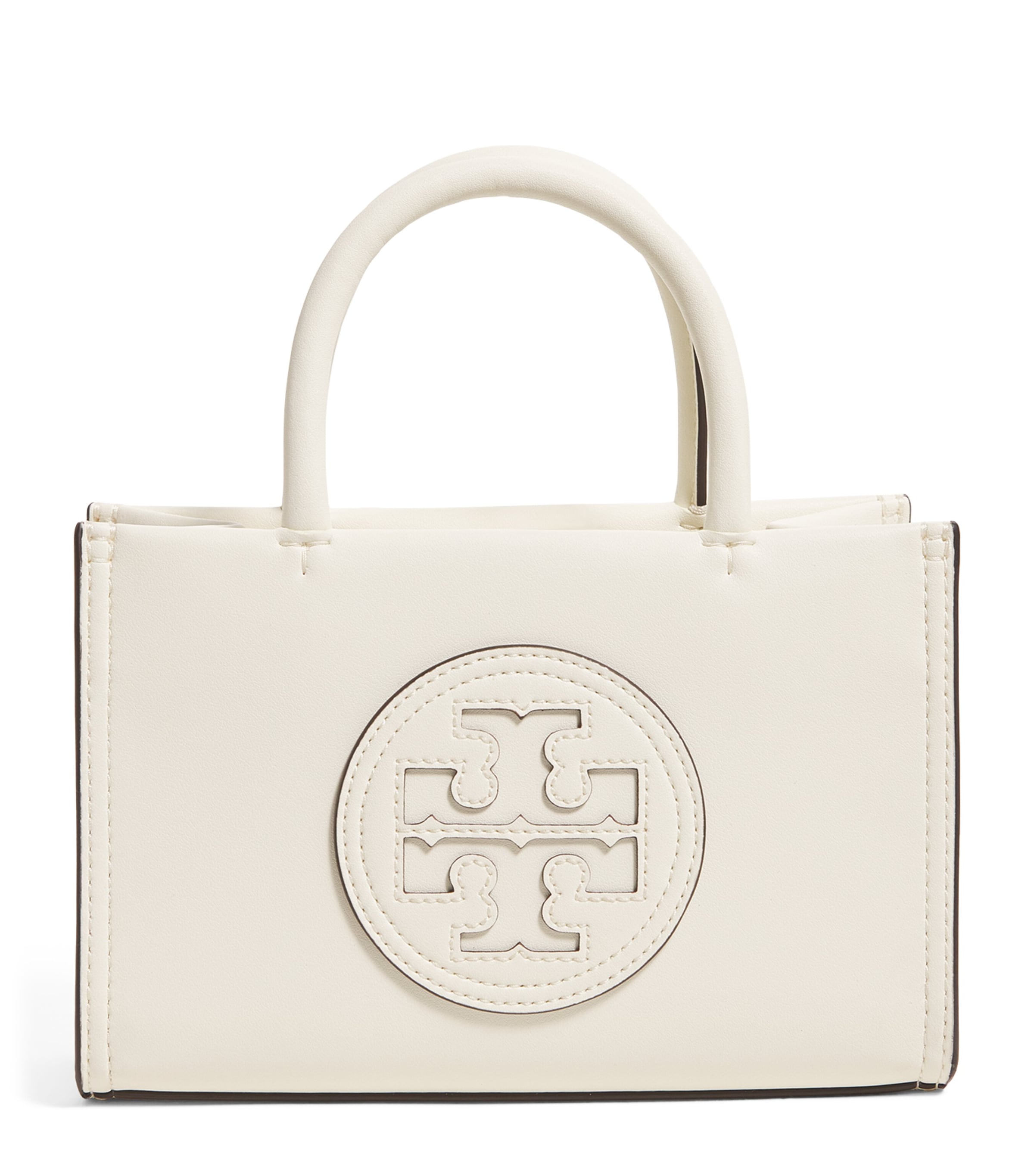 Shop Tory Burch Mini Ella Tote Bag In Ivory