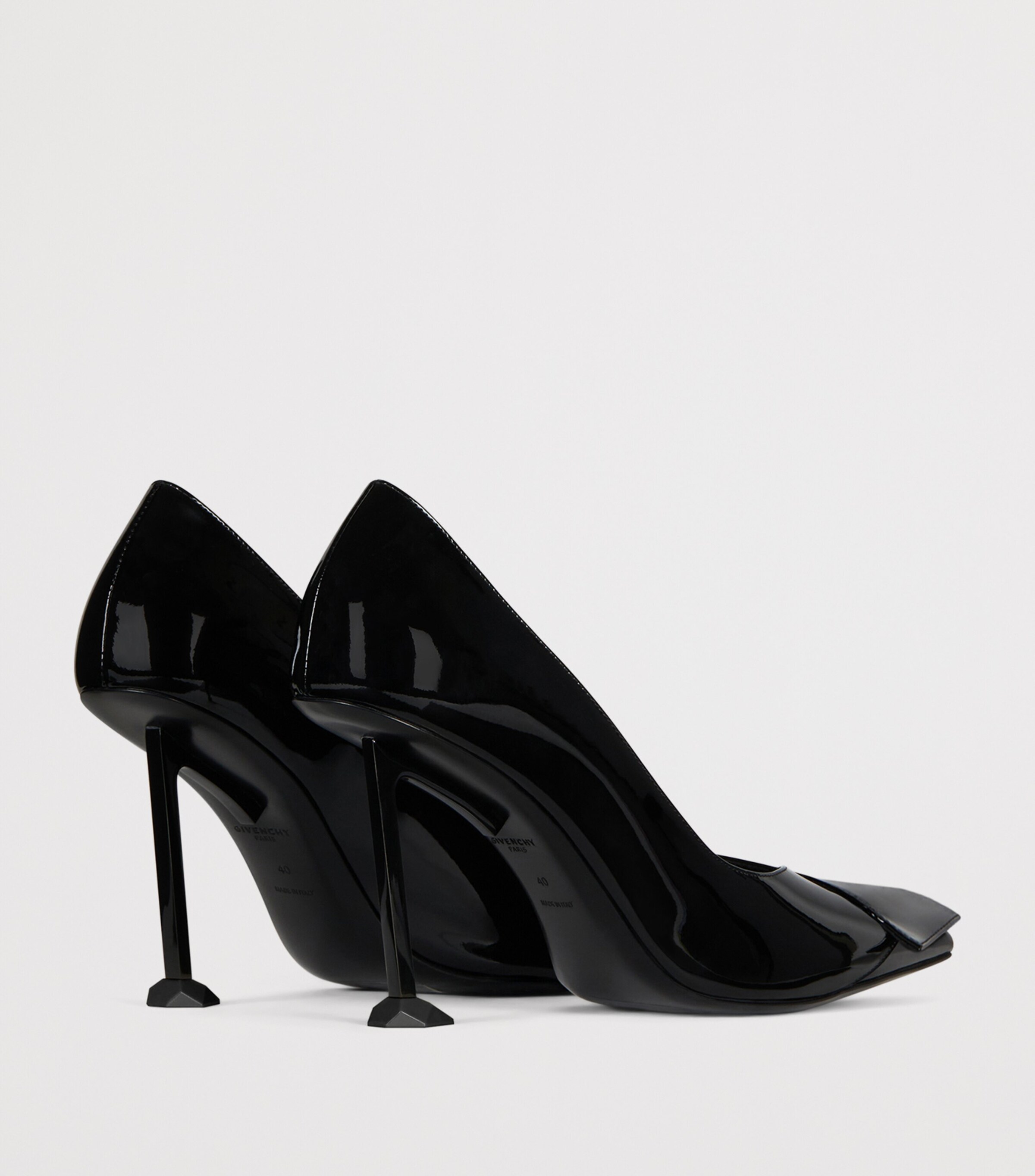 Givenchy Leather Boudoir Fold Pumps 95 Black Image 4
