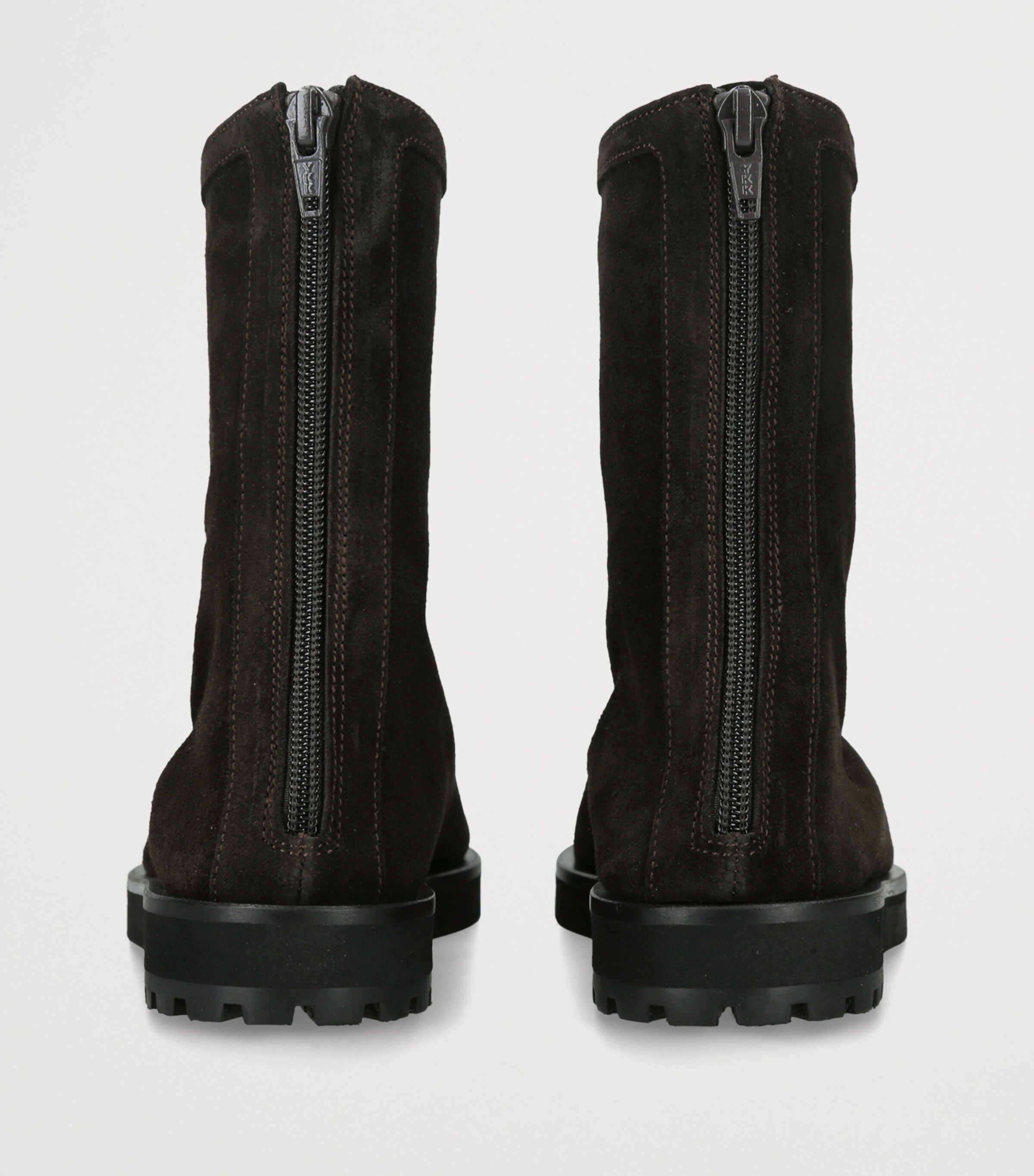 Dear Frances Suede Joss Ankle Boots Dark Brown Image 2