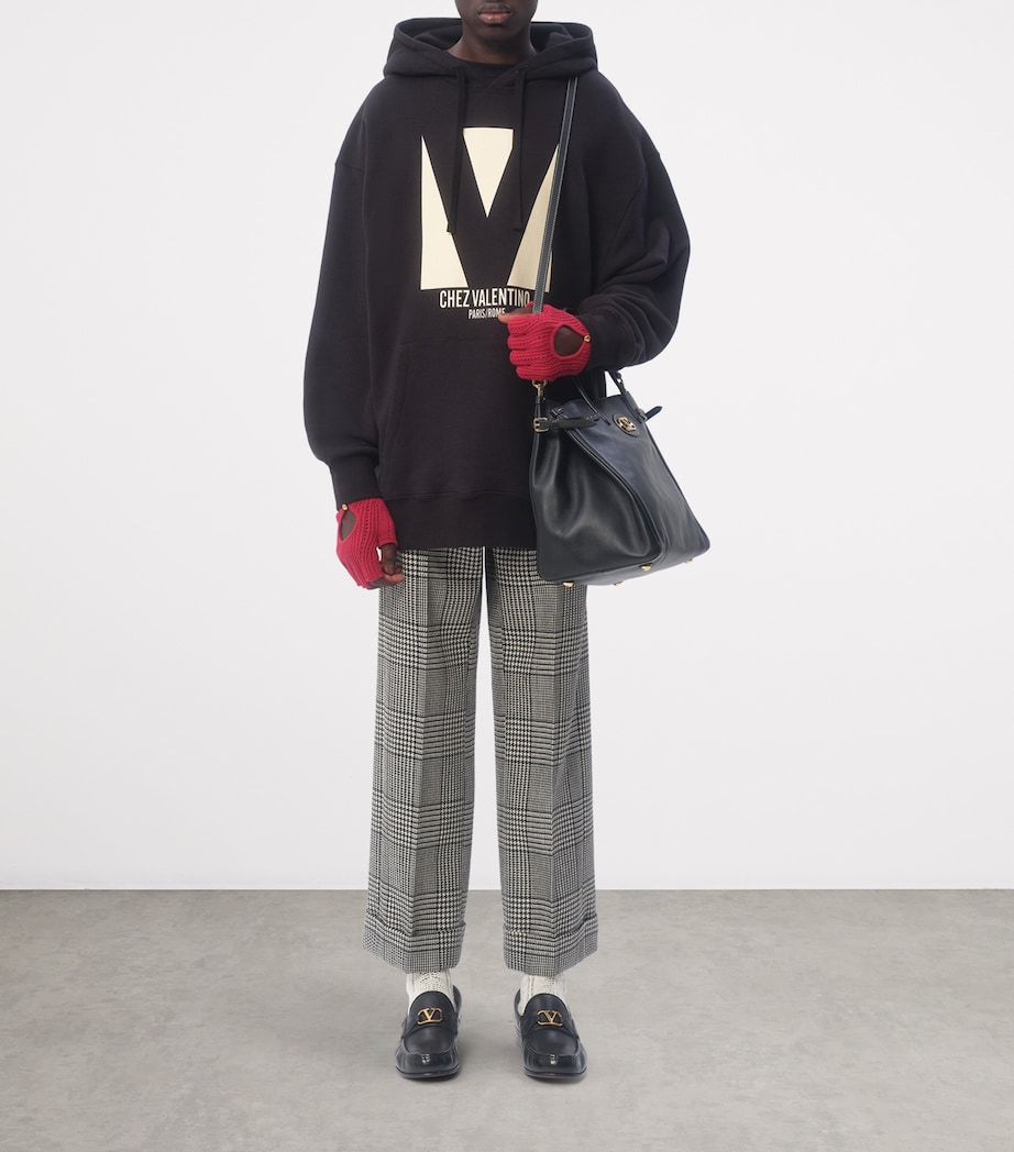 Cotton Chez Valentino Hoodie 0NO Image 7