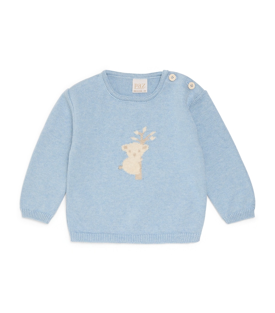 Cotton-Blend Koala Sweater (12 Months) 25 H94 Image 1