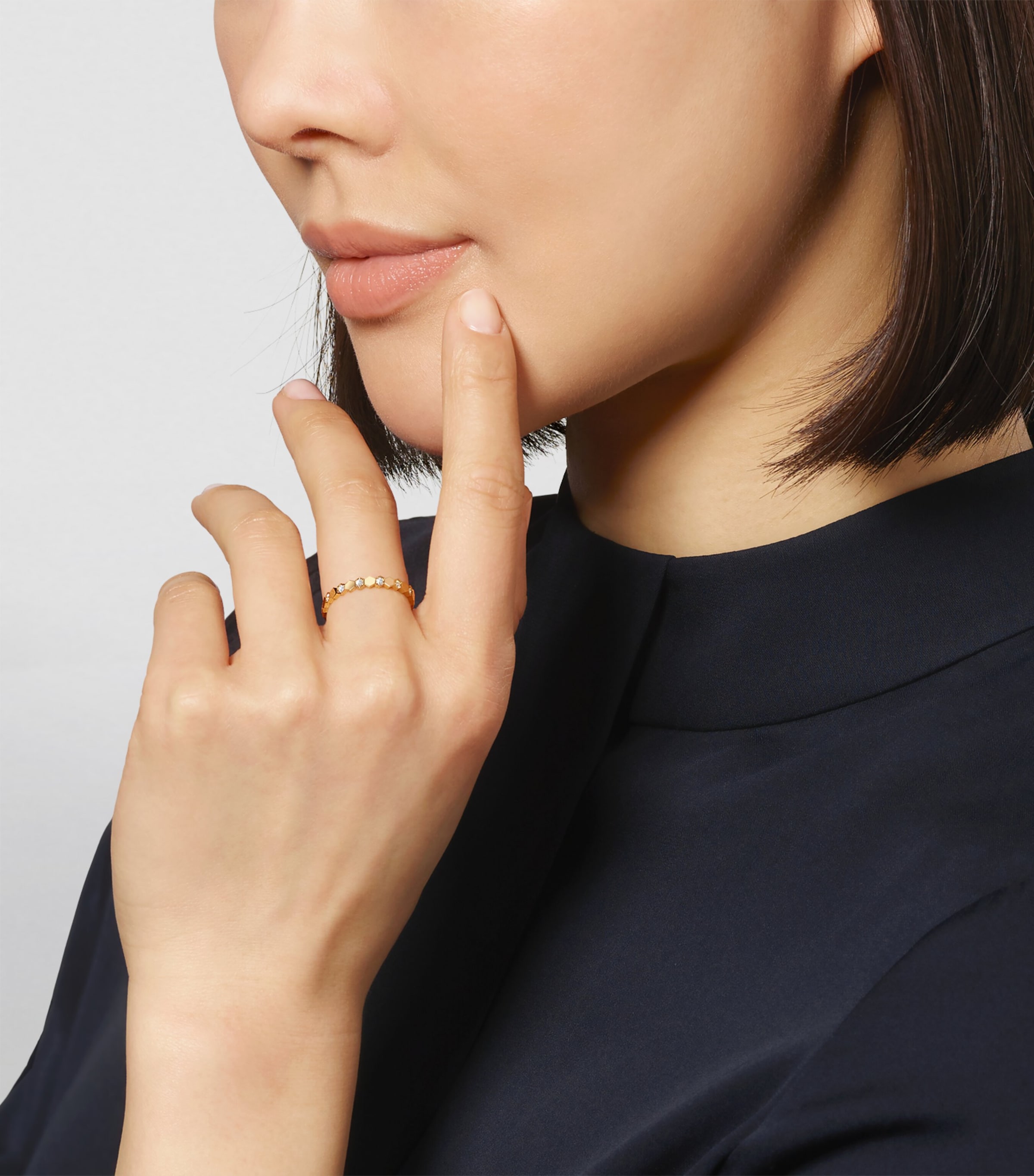 Yellow Gold and Diamond Bee de Chaumet Ring YELLOW GOLD Image 2