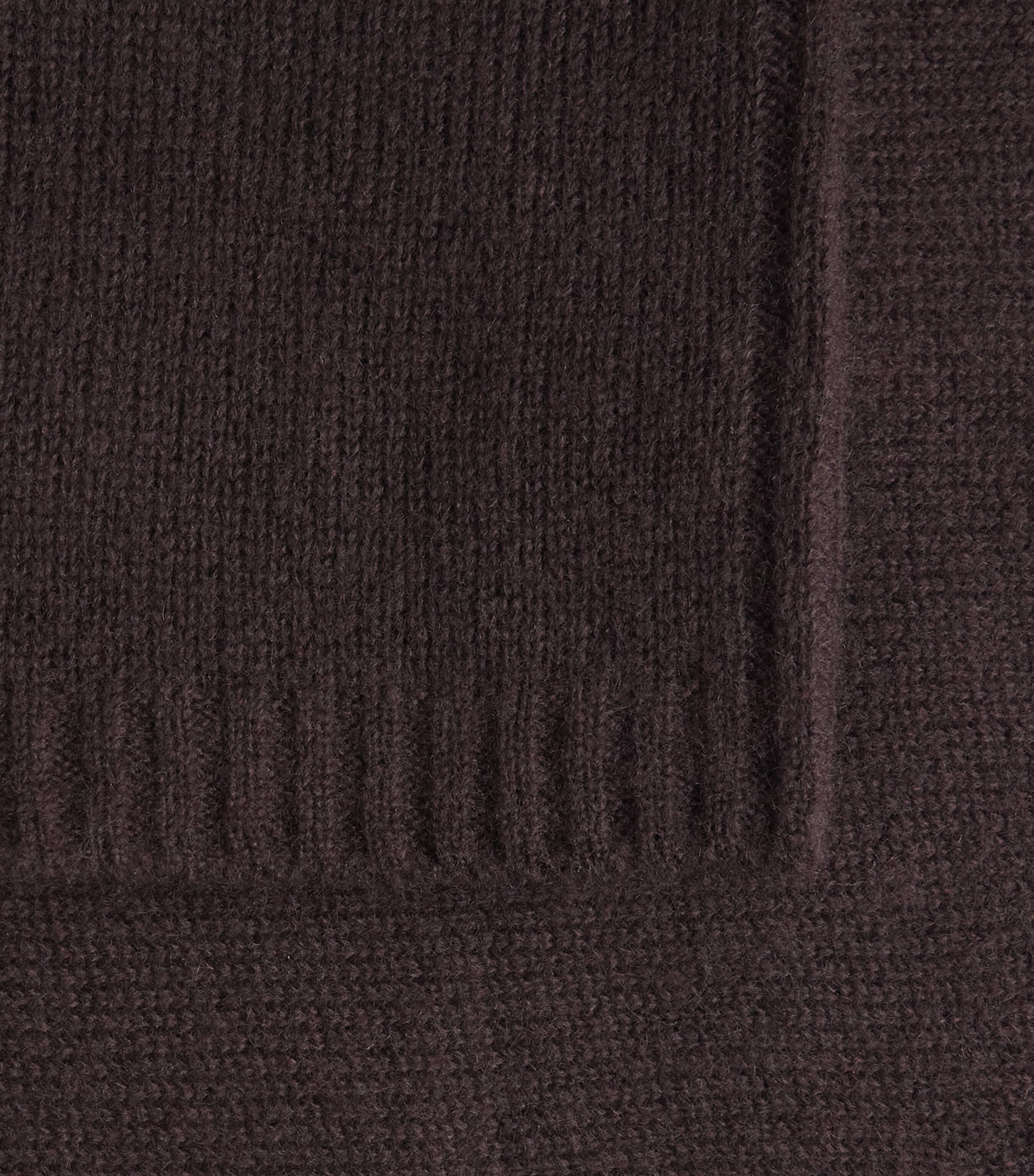 Wool-Cashmere-Silk Knitted T-Shirt COCOA BROWN Image 5