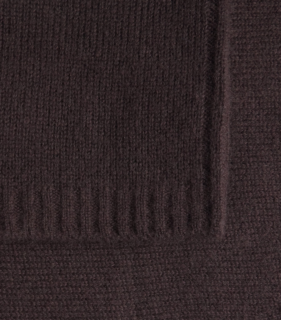 Wool-Cashmere-Silk Knitted T-Shirt COCOA BROWN Image 5