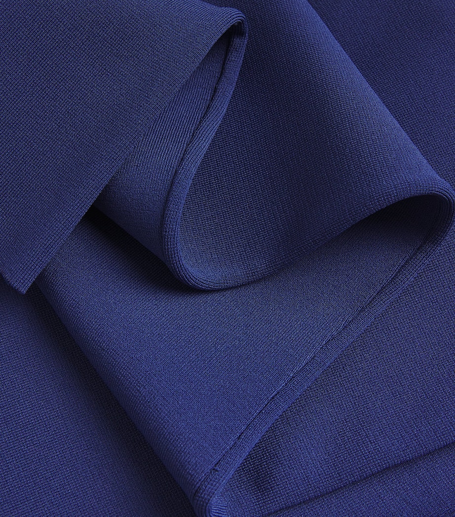 Compact Knit Flared Sweatpants 4000 NAVY Image 5