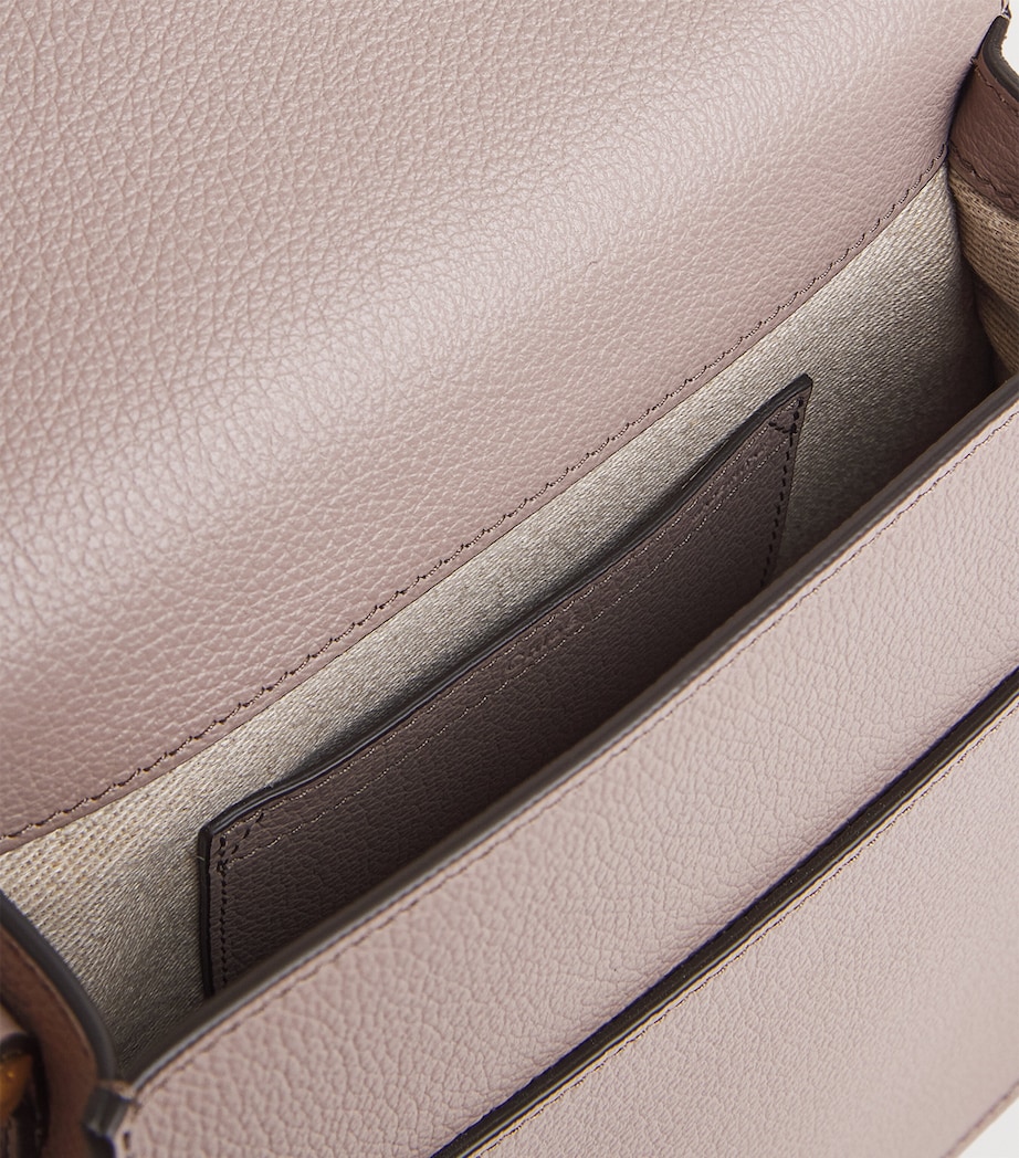 Leather Marcie Saddle Bag TWILIGHT PURPLE Image 4