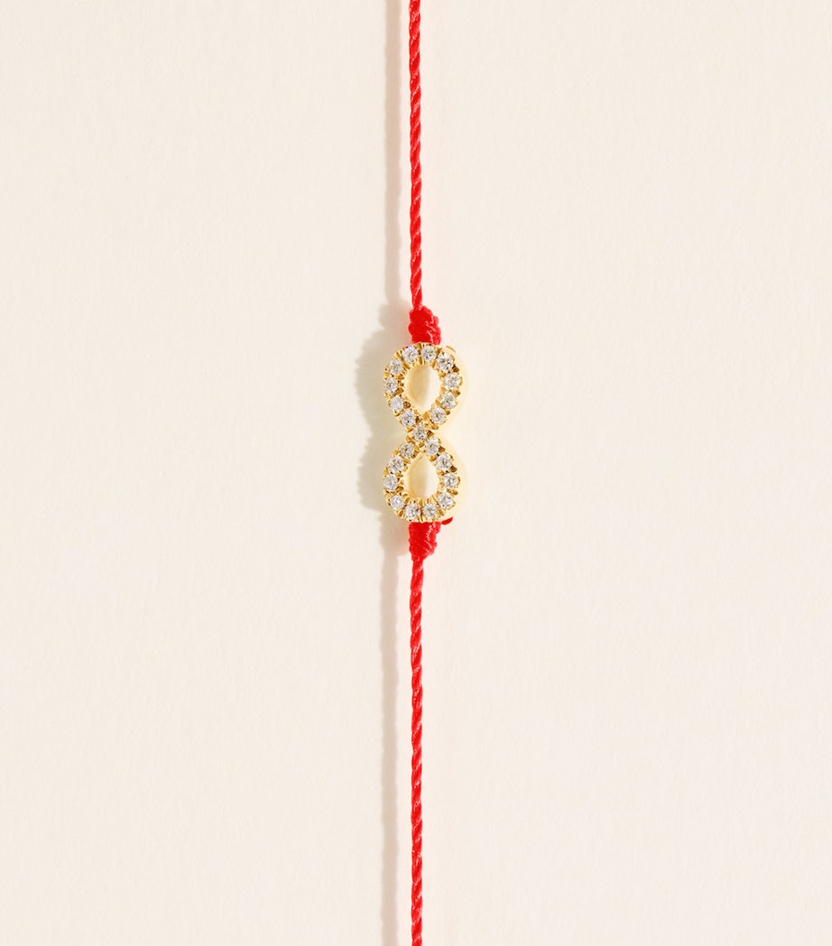 Redline Yellow Gold and Diamond Elyseum Bracelet Red Image 4