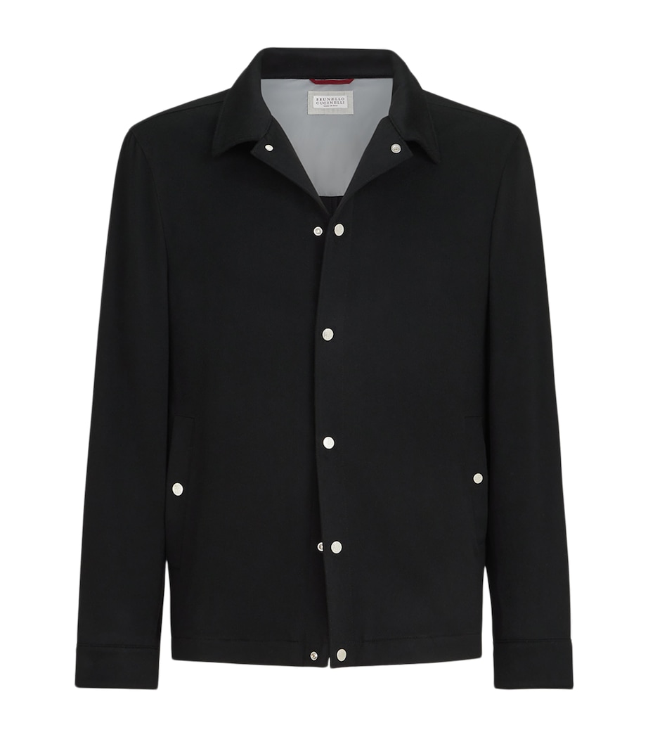 Brunello Cucinelli Mens Cashmere Shacket Image 1