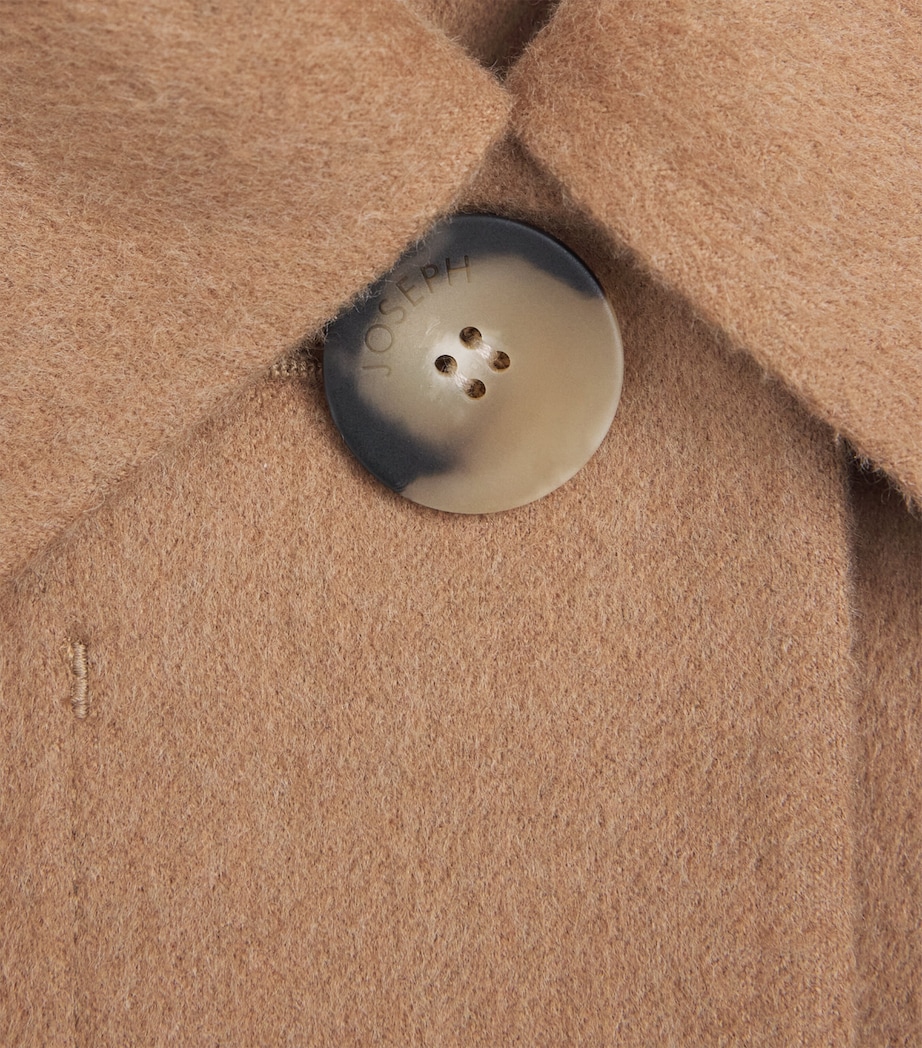 Joseph Womens Wool-Silk Kalaa Jacket Camel Image 6