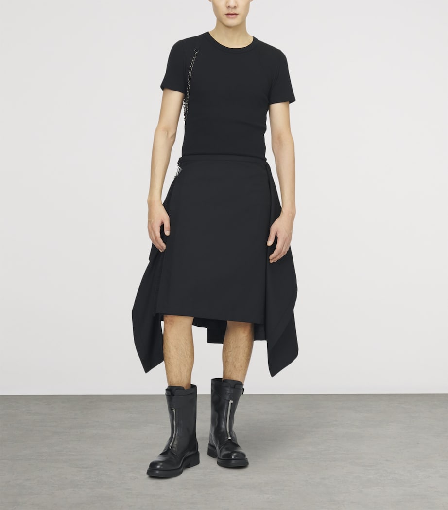 McQueen Mens Draped Kilt Image 2