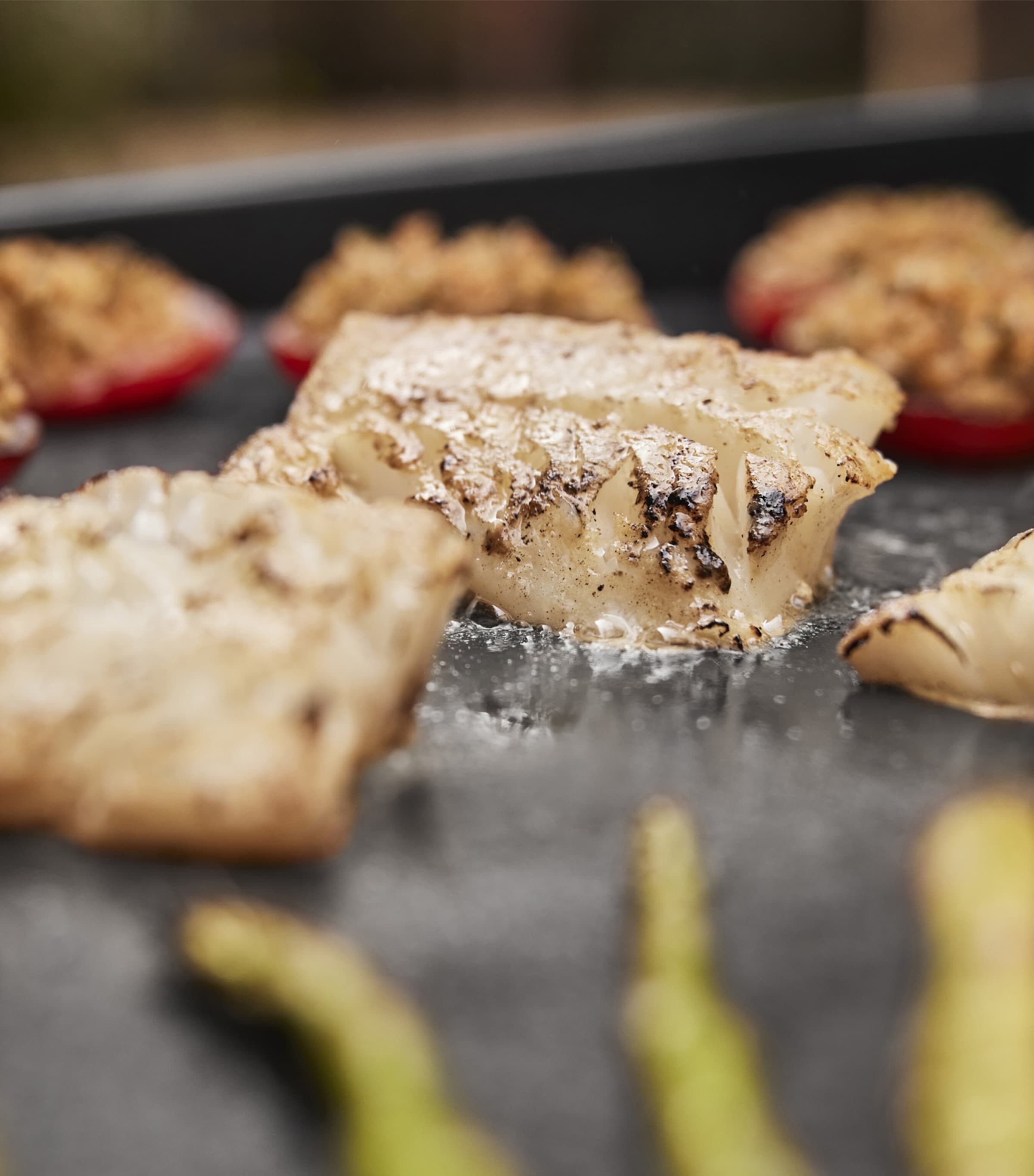 Slate Premium Griddle BBQ (56cm) BLACK Image 5