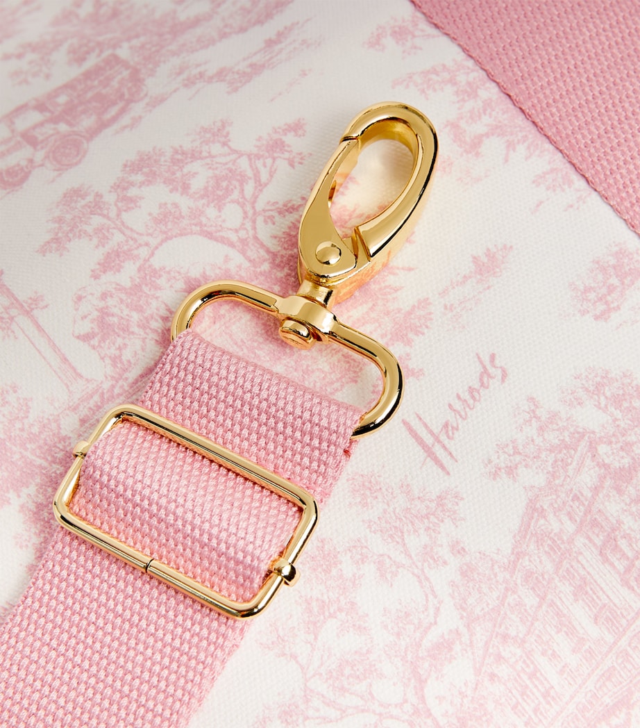 Toile Foldable Overnight Bag PINK Image 9