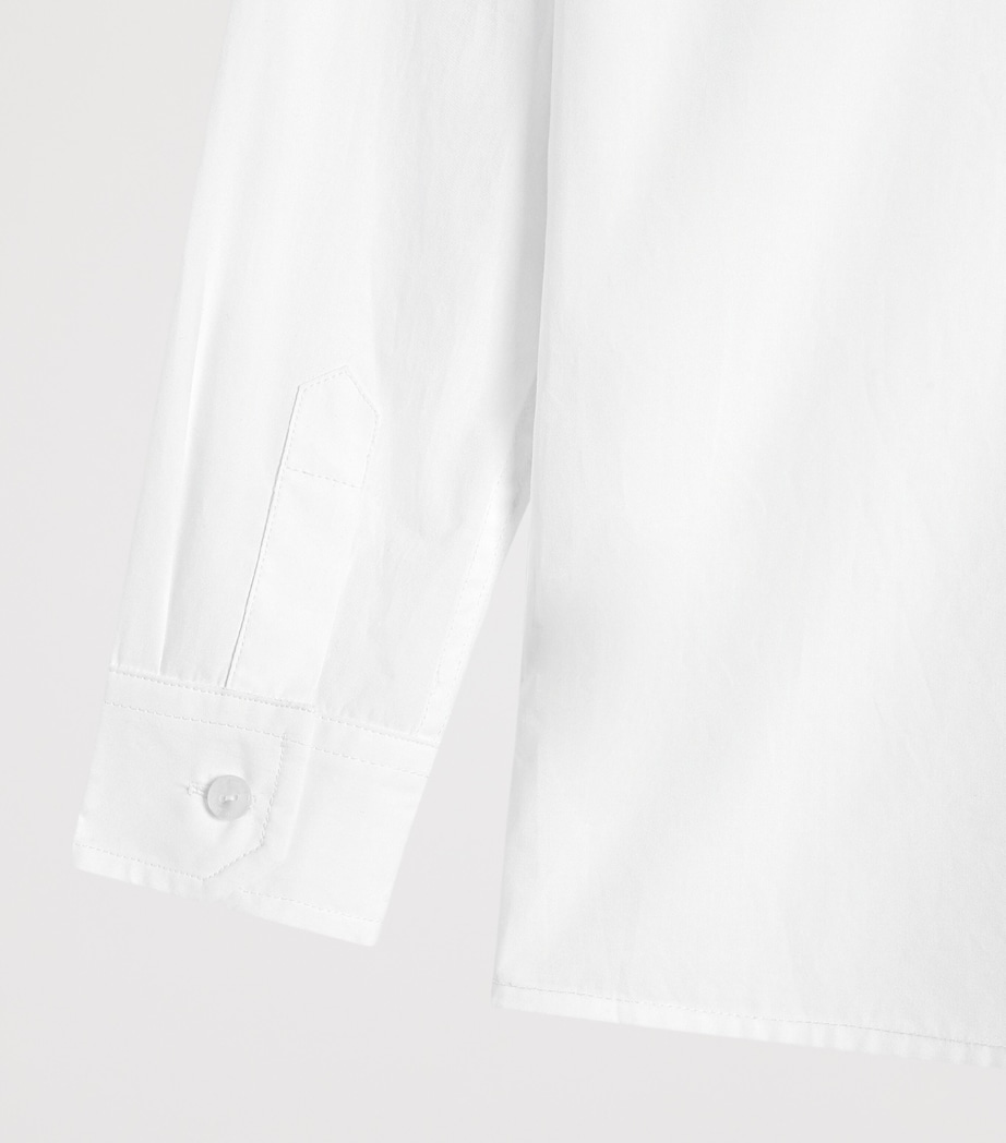 Dolce&Gabbana Kids Cotton Shirt (8-14 Years) Hynbm Leo Fondo Natu Image 4