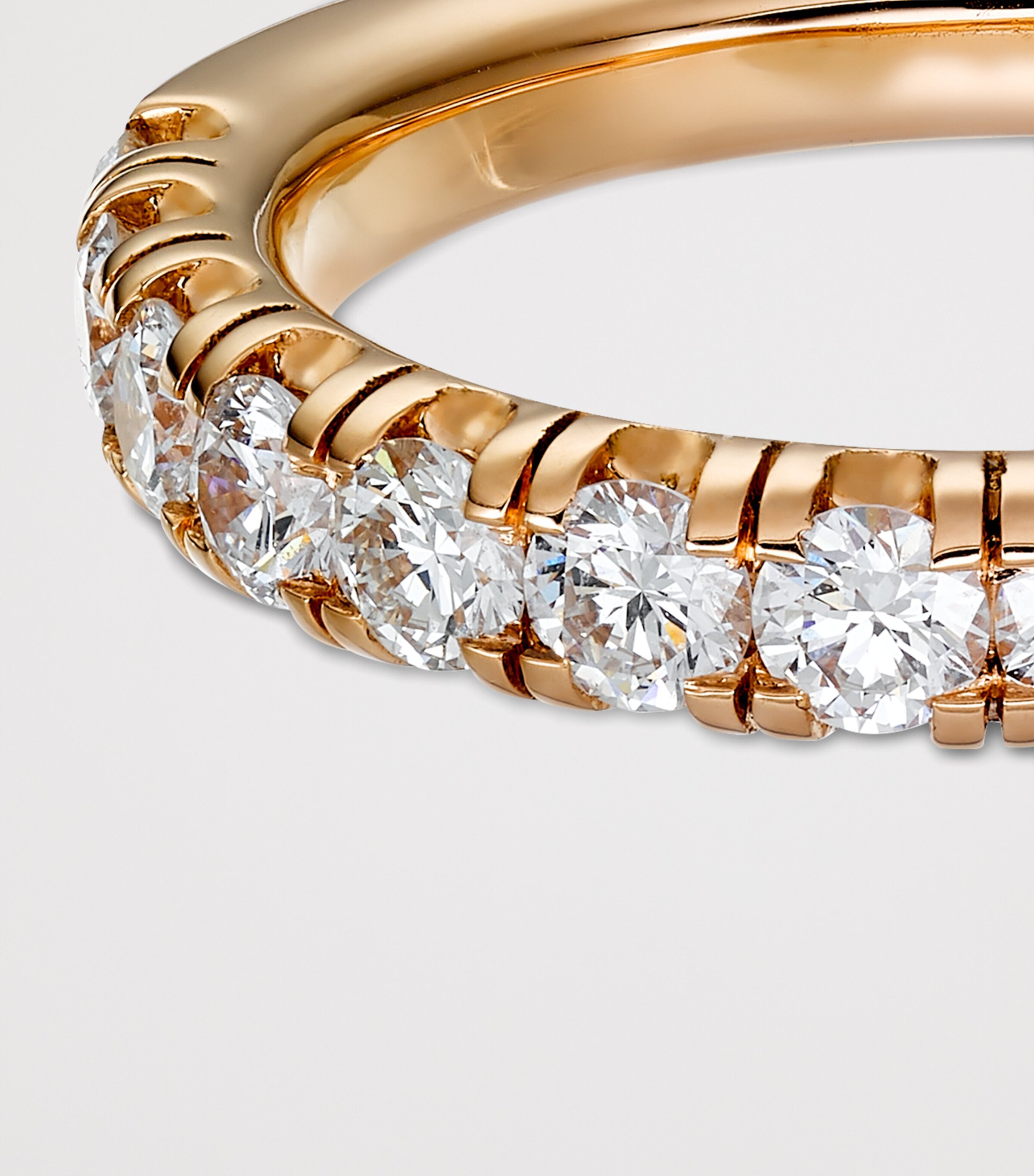 Cartier Rose Gold and Diamond Étincelle de Cartier Wedding Band Rose Gold Image 7