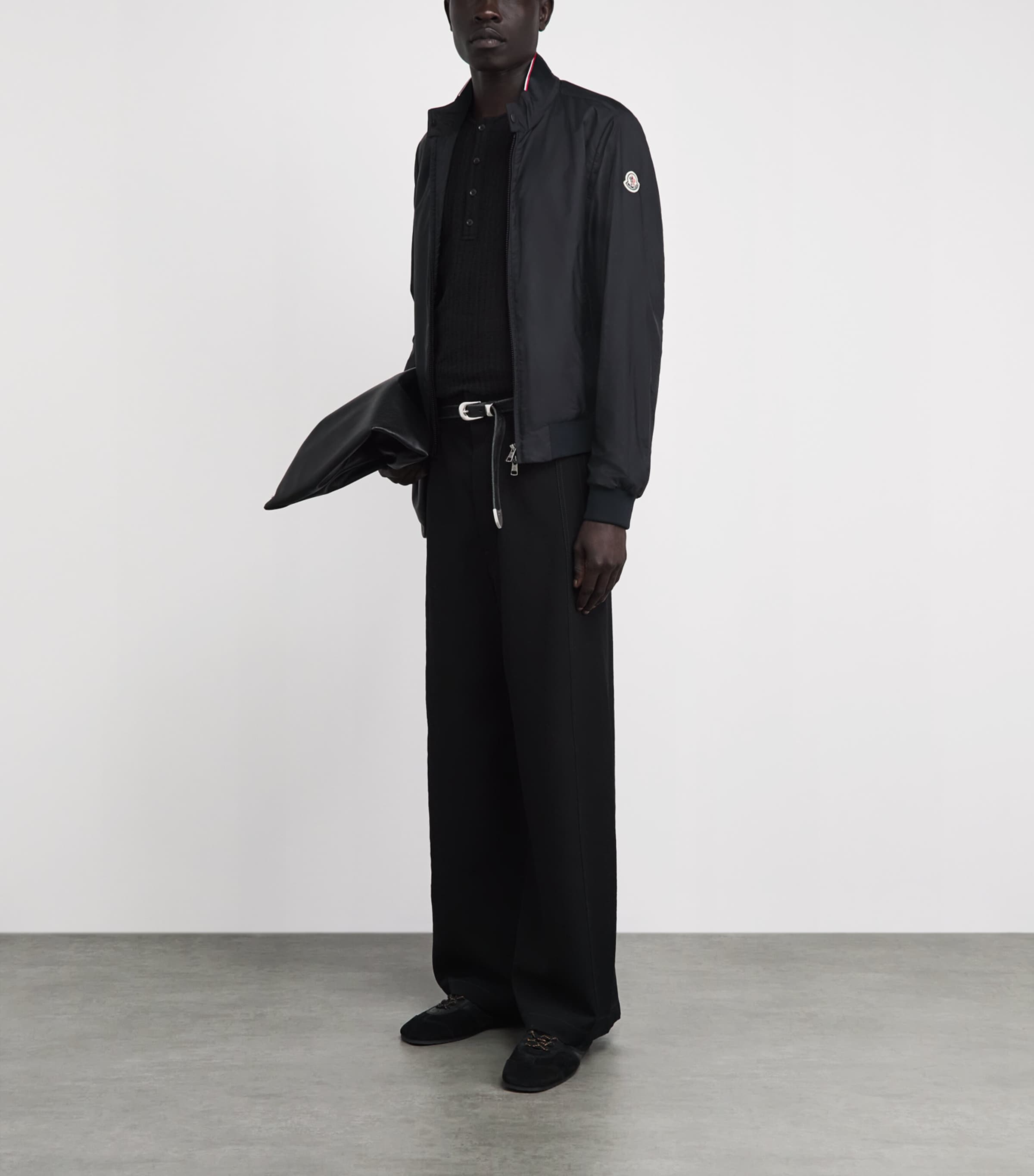 Moncler Mens Reppe Rain Jacket Image 2