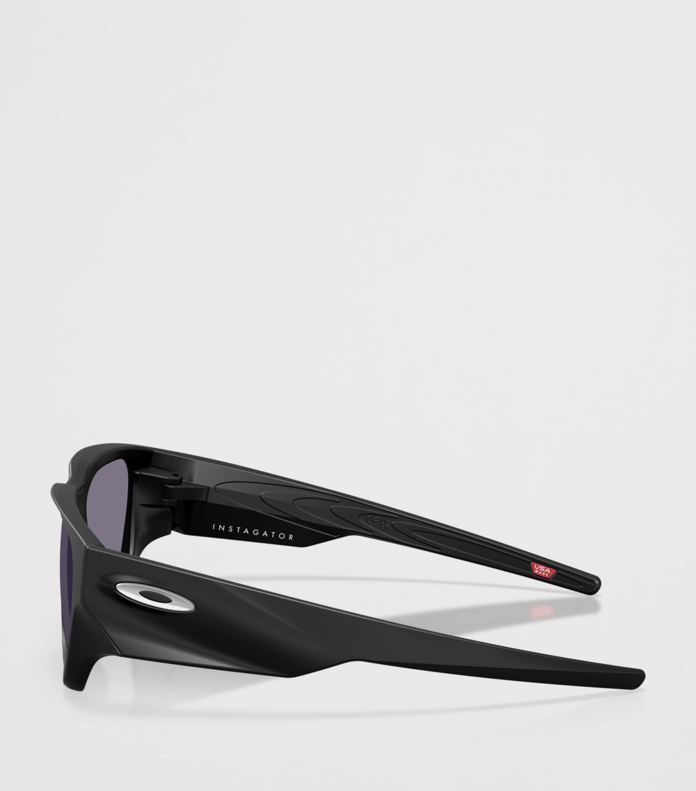 Oakley Instagator Rectangle Sunglasses Black Image 3
