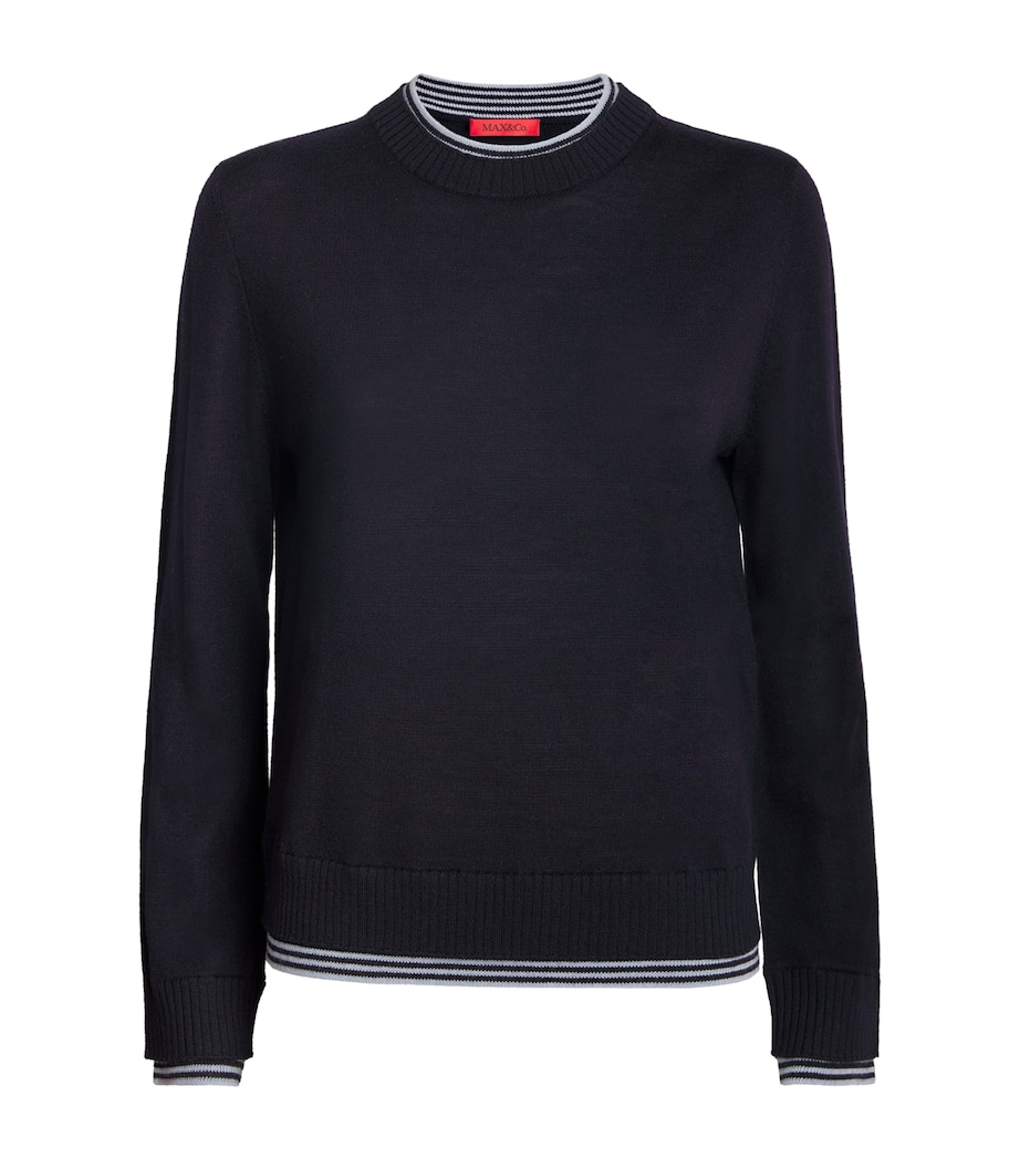 Wool Layered Sweater MIDNIGHTBLUE Image 1