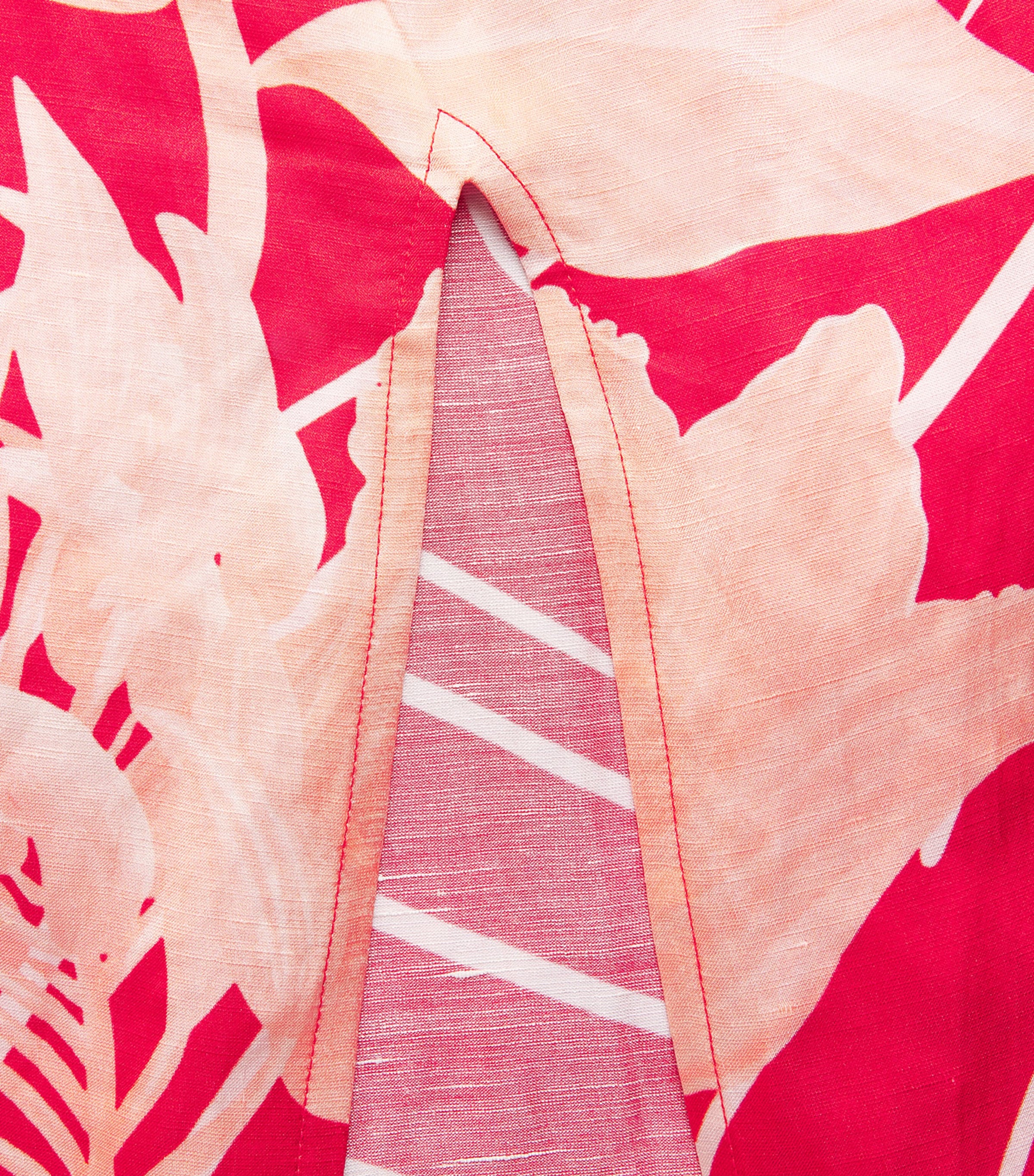 Strapless Tulip Maxi Dress BLUSH/RED Image 6