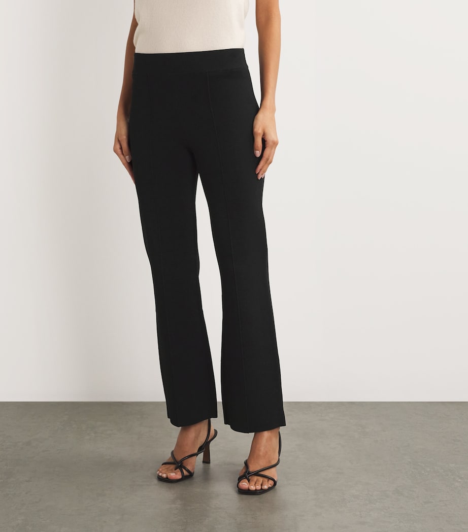 Stretch-Knit Bray Trousers BLACK Image 3