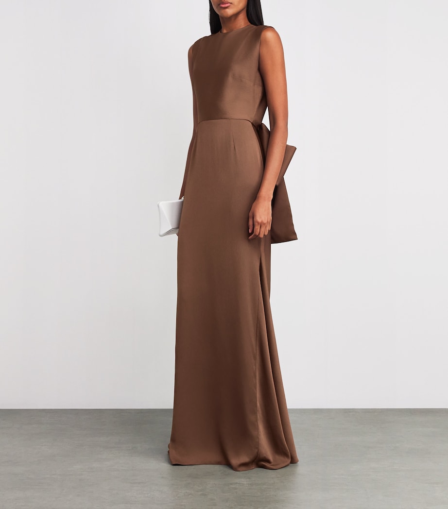 Charmeuse Bow Gown BRW Image 2