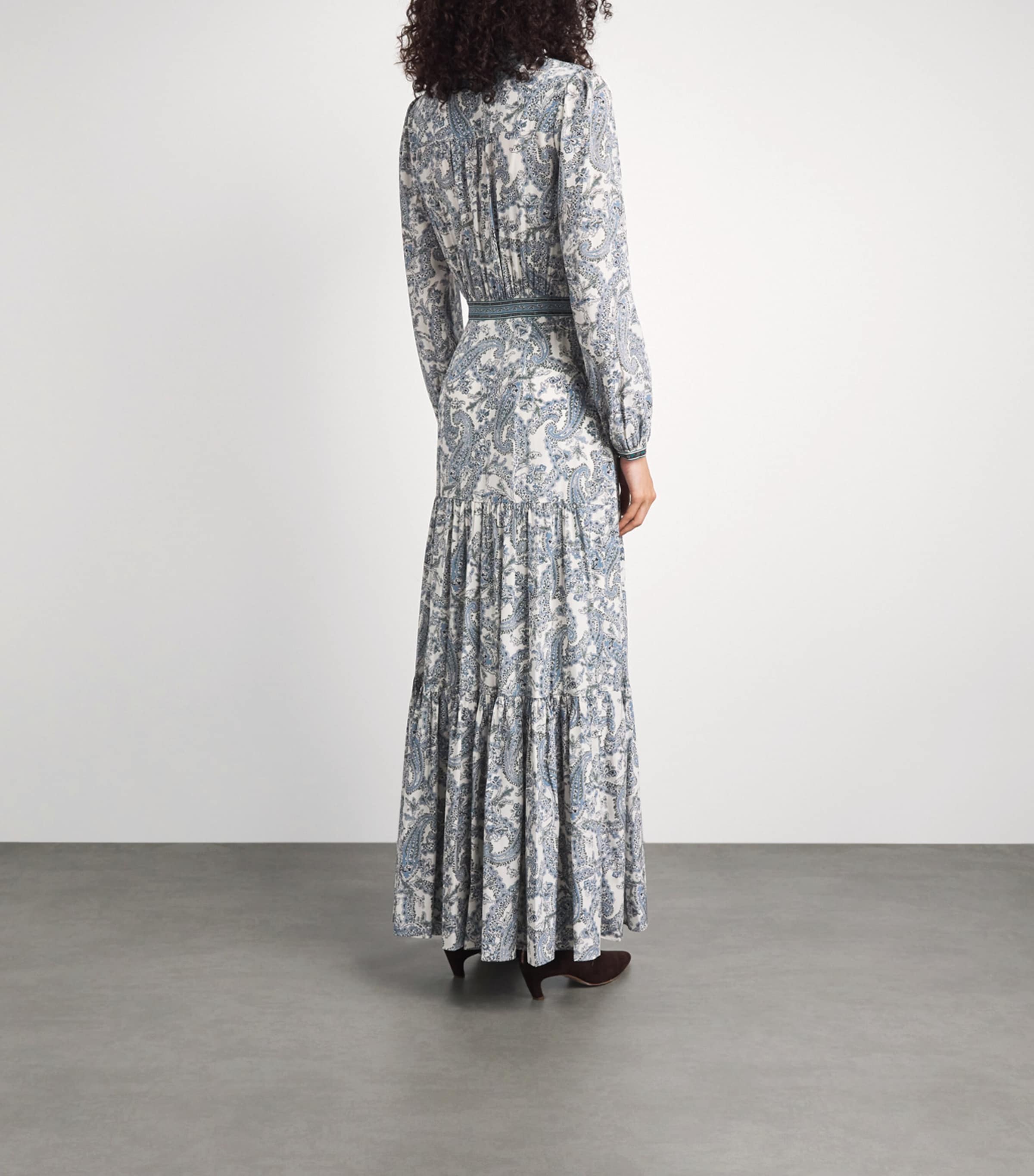 Veronica Beard Multi Silk-Blend Paisley Sama Maxi Dress | Harrods US