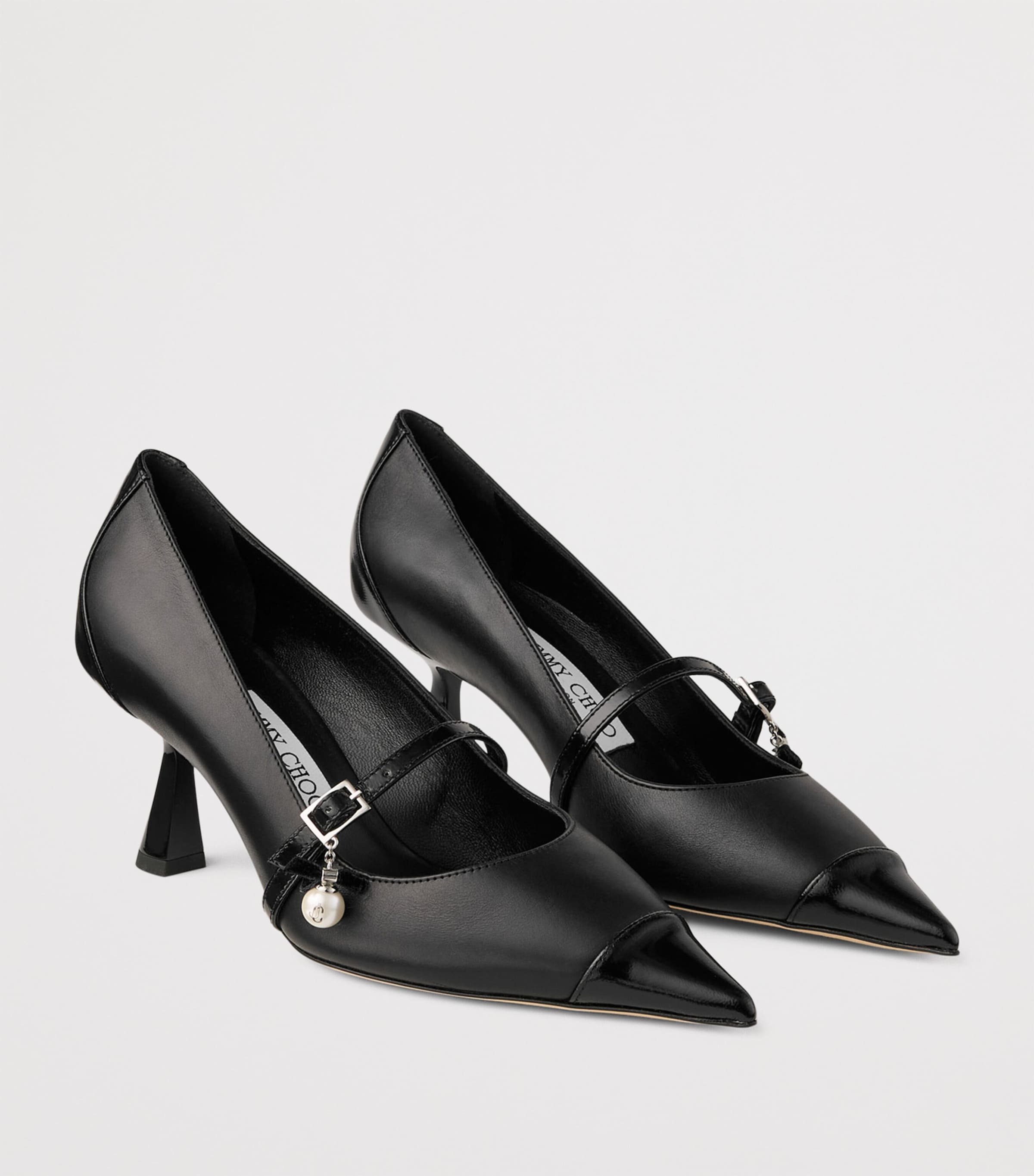 Aren 65 Leather Pumps BLACK/BLACK Image 2