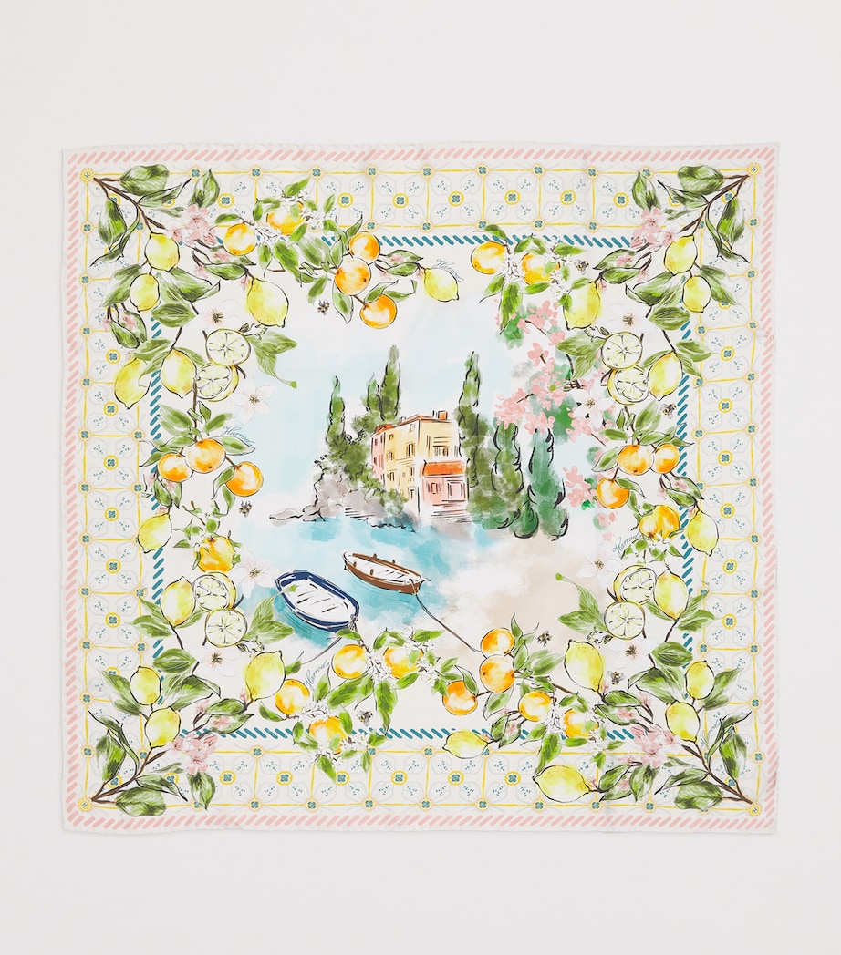 Silk High Summer Scarf YELLOW Image 4