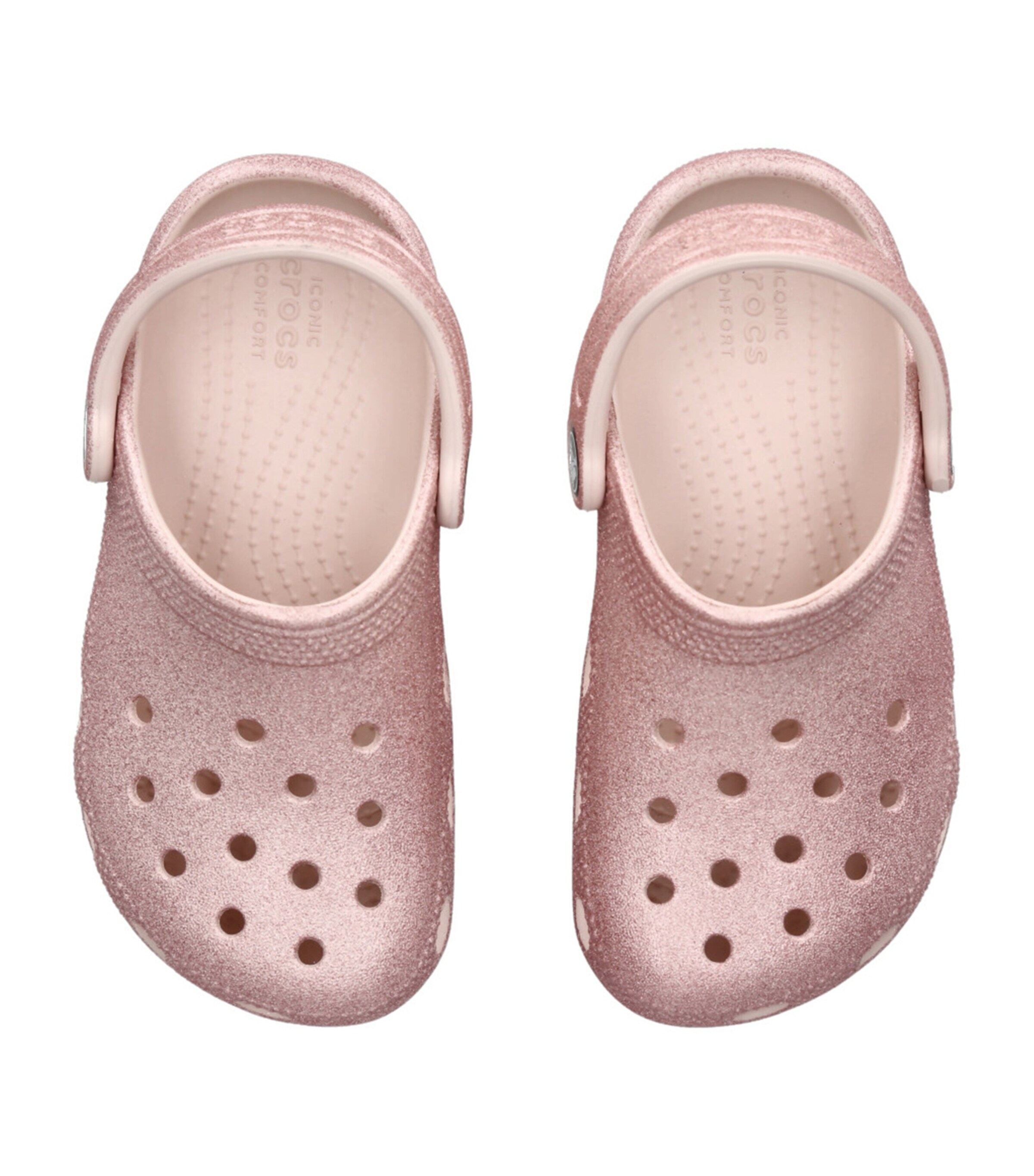 CROCS KIDS Classic Glitter Clogs Pink Image 4
