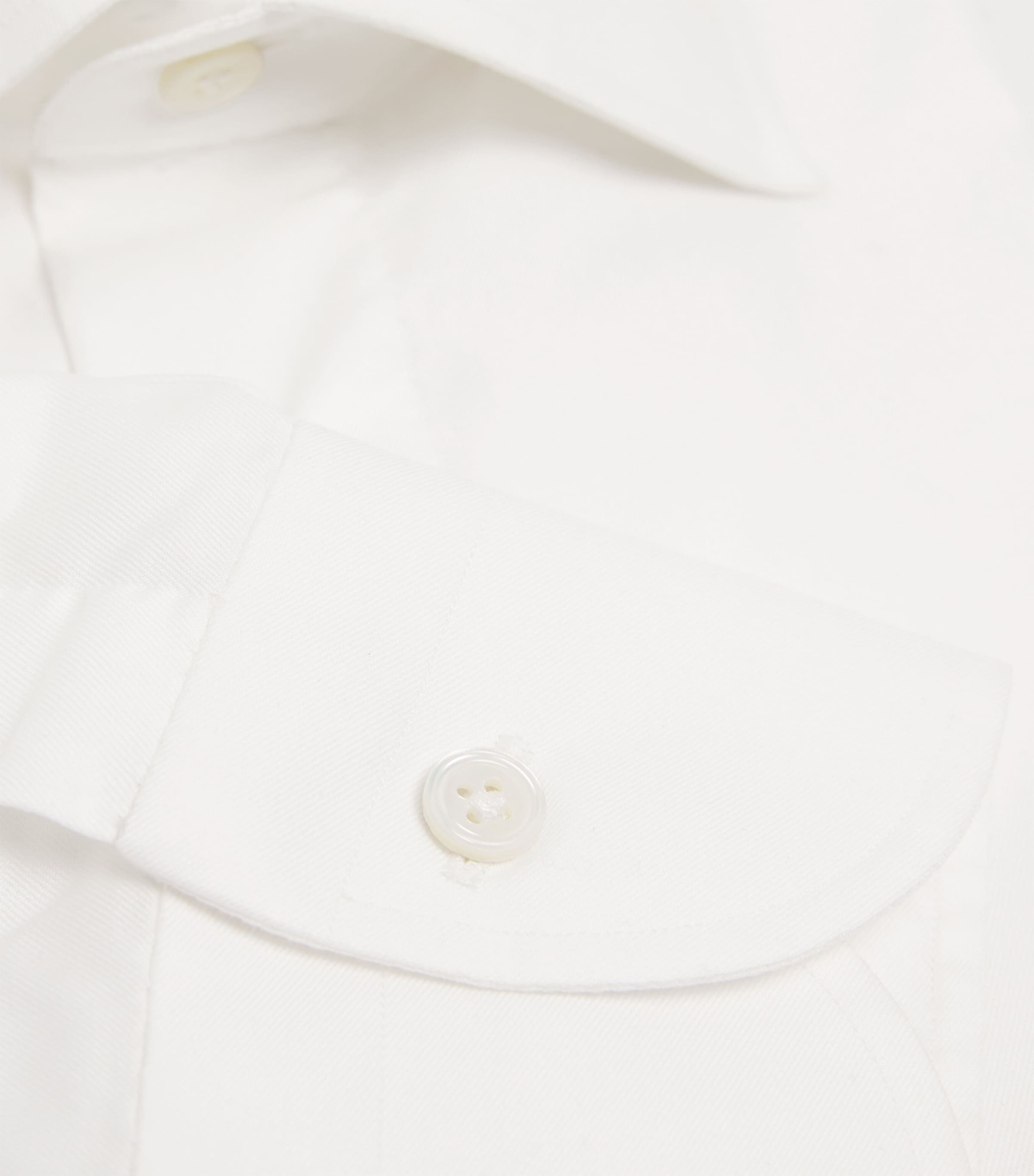 Cotton Fine Twill Shirt WHITE Image 5