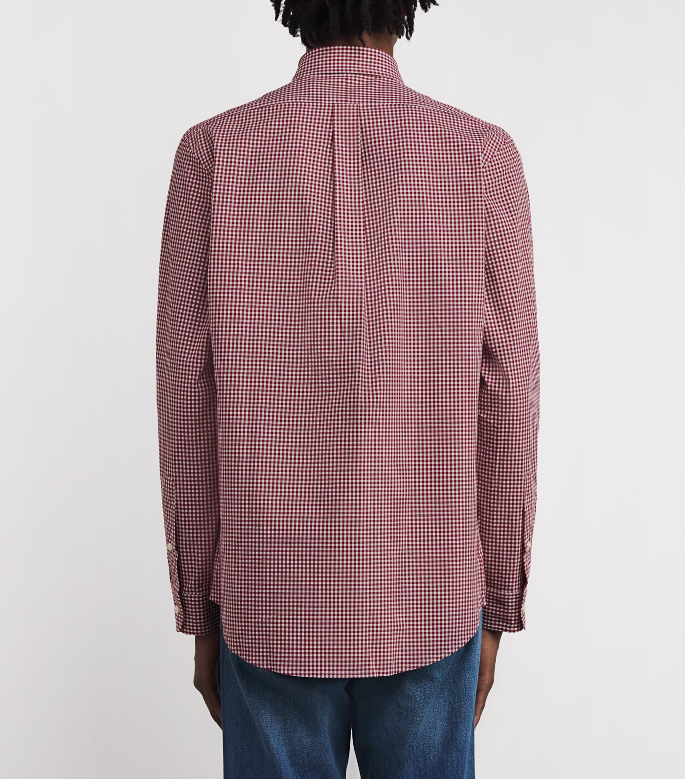 Polo Ralph Lauren Mens Cotton Poplin Custom Fit Shirt Red Image 4