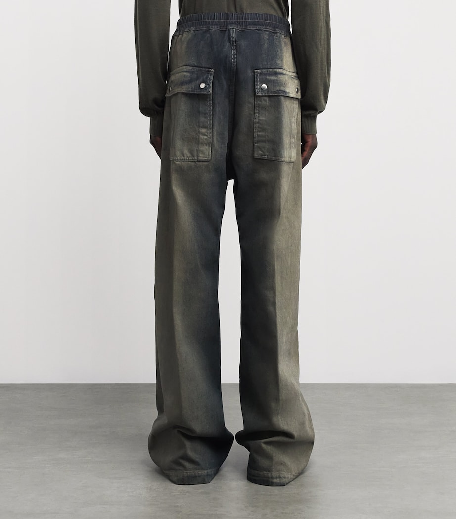 Cotton Bela Wide-Leg Trousers DARKDUST DEGRADE Image 4