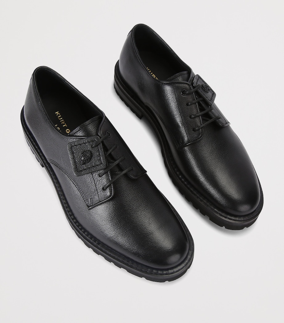 Leather Mercer Cleat Derby Shoes BLACK Image 4