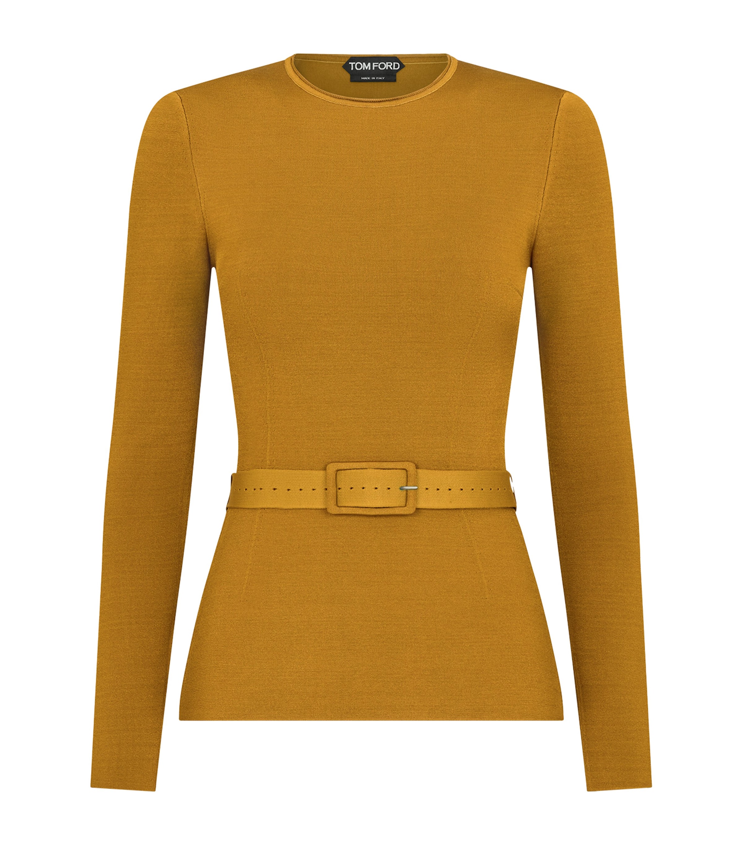 TOM FORD Womens Belted Sweater Gfb Image 1