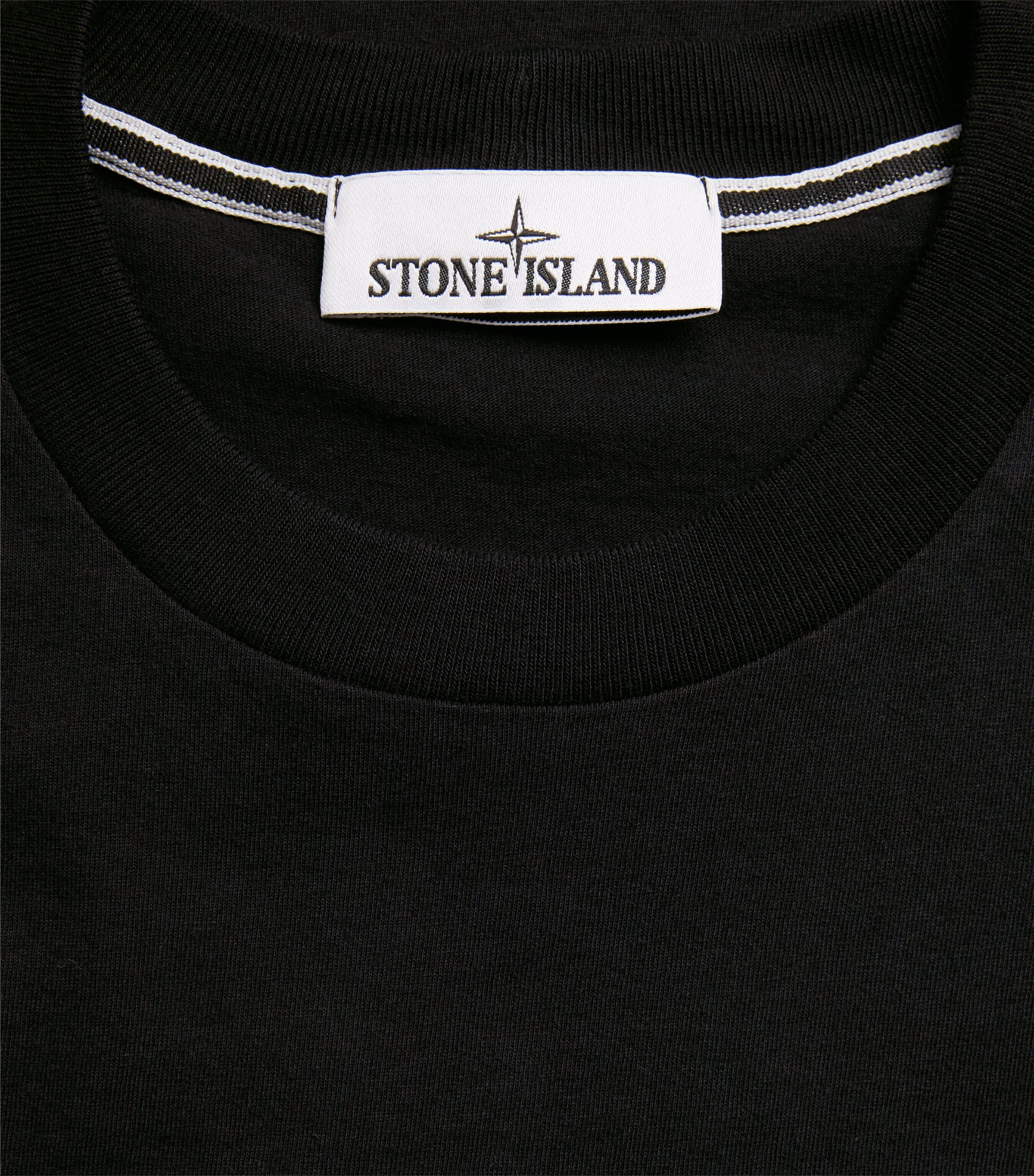 Stone Island Mens Cotton Vertical Compass T-Shirt Image 6