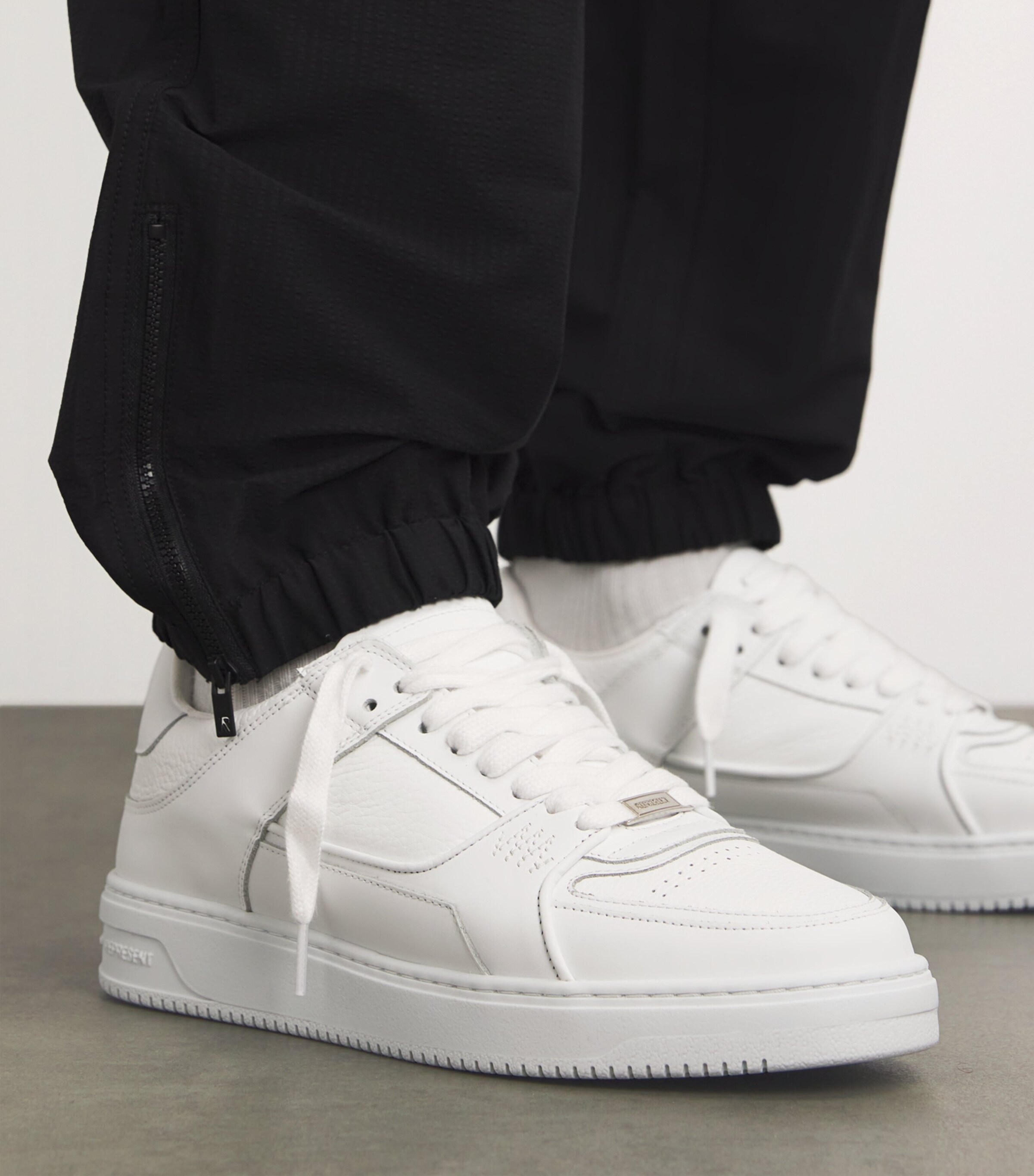 Represent White Leather Apex Low-Top Sneakers | Harrods US