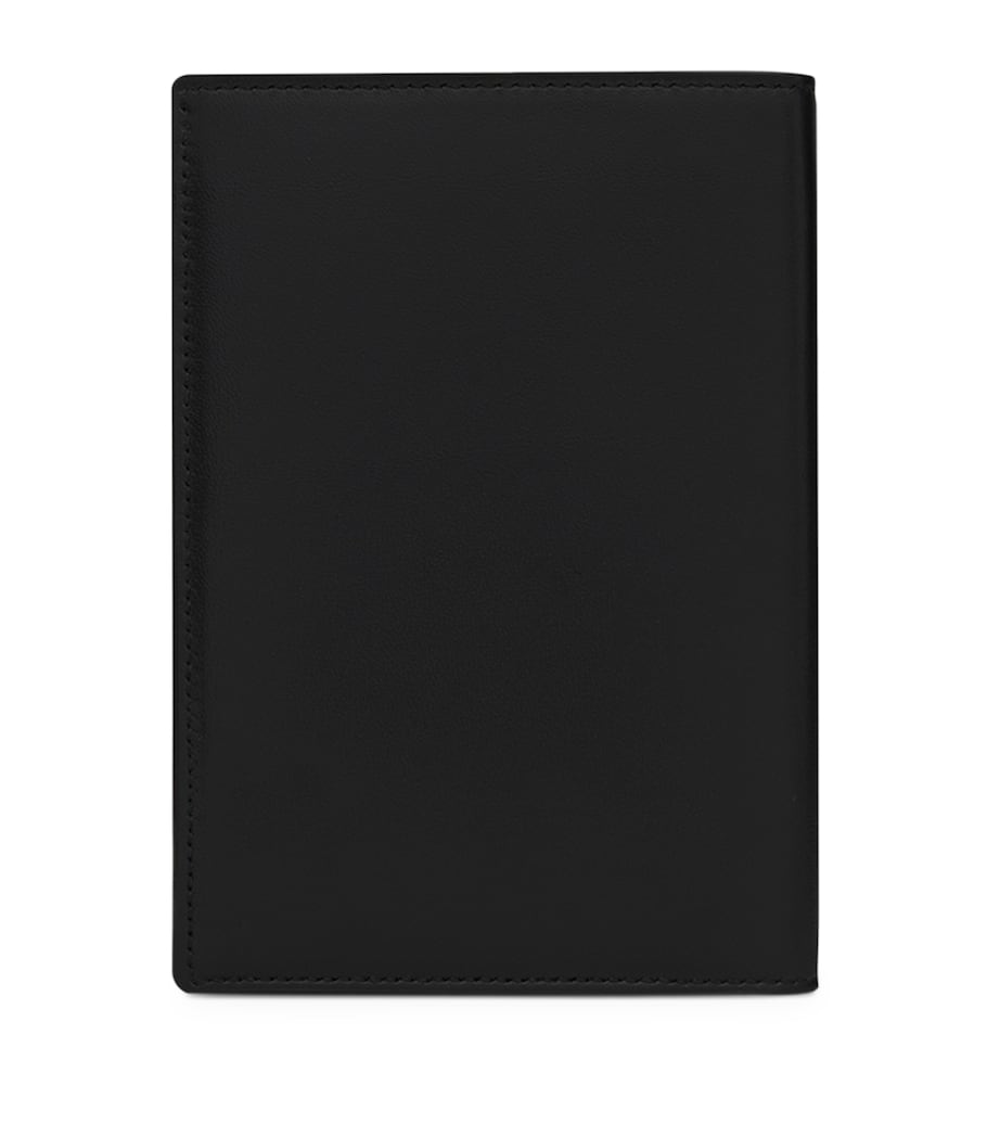 Saint Laurent Leather Monogram Passport Holder Image 2
