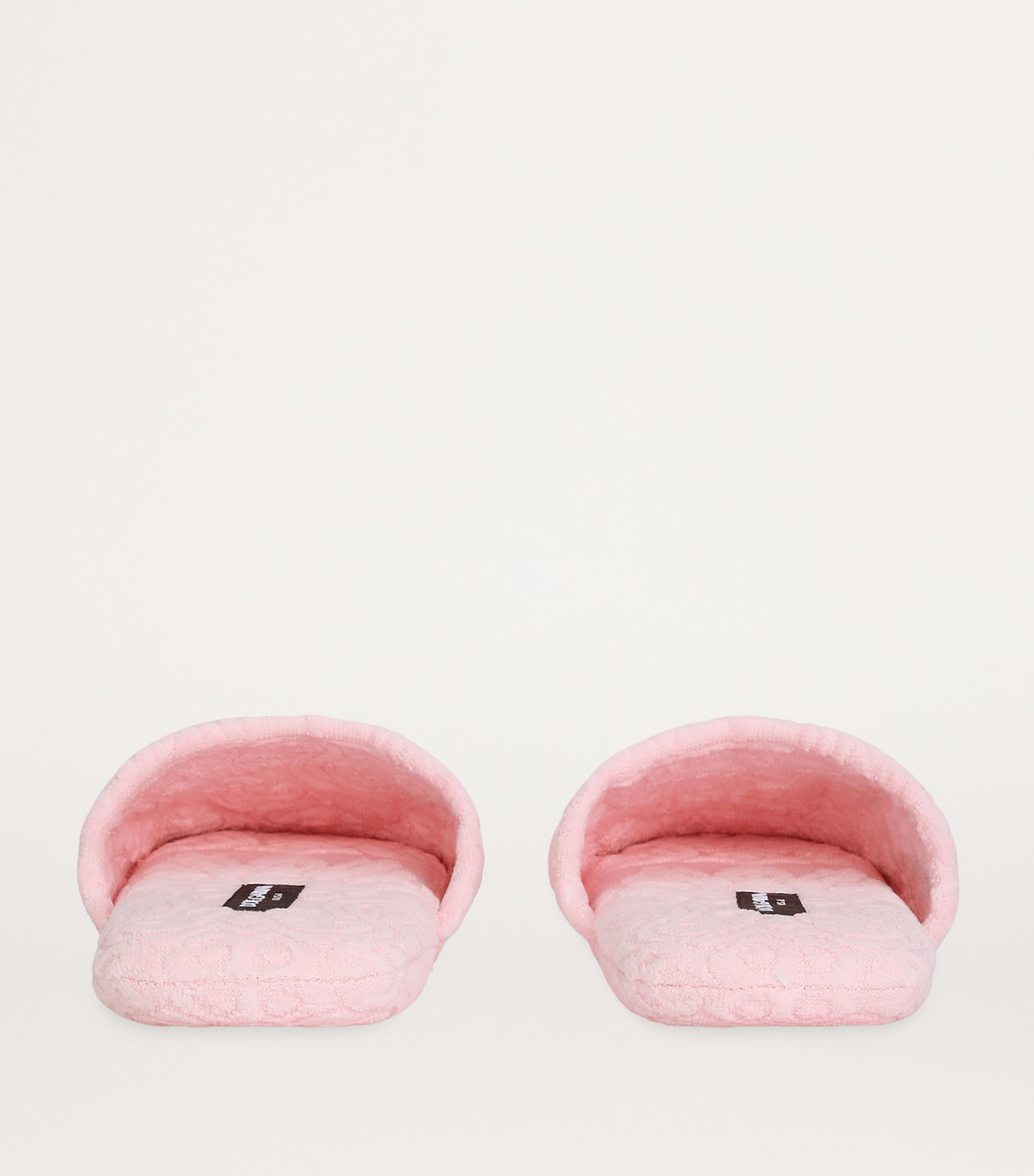 Terry Cotton DG Slippers U0053-ROSA Image 4
