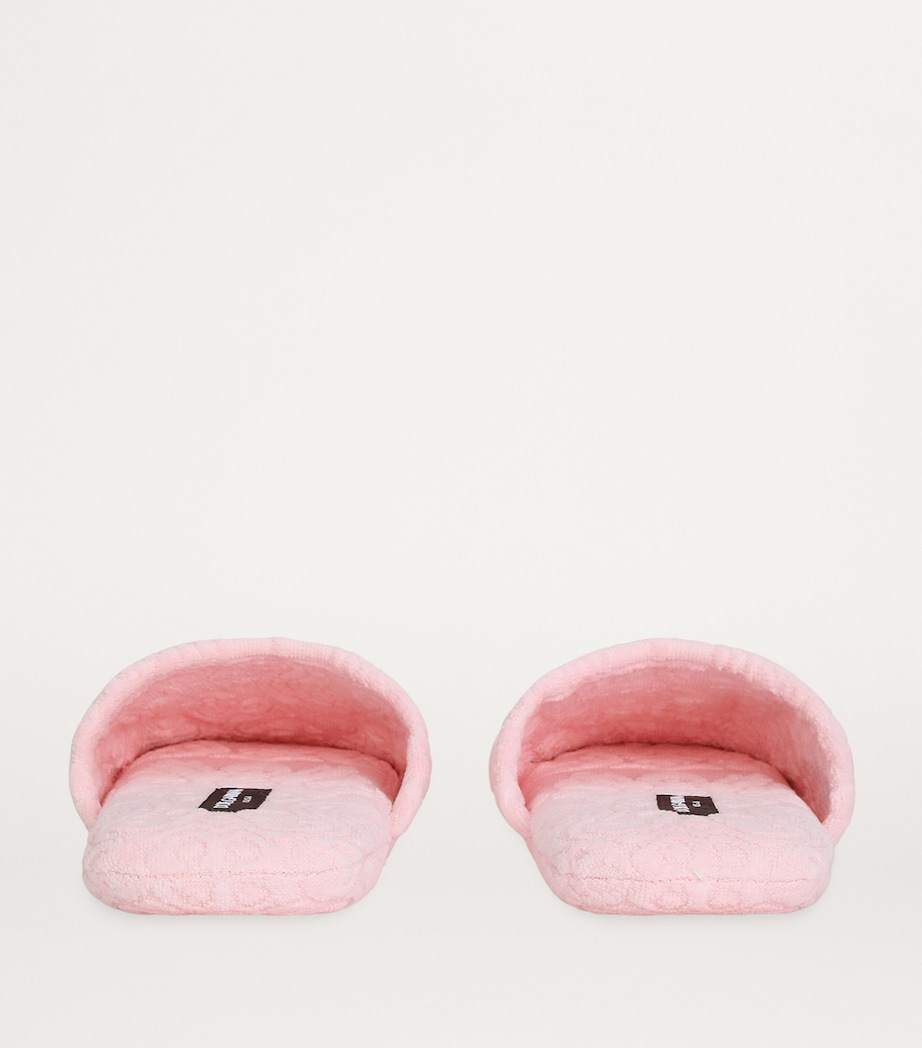 Terry Cotton DG Slippers U0053-ROSA Image 4