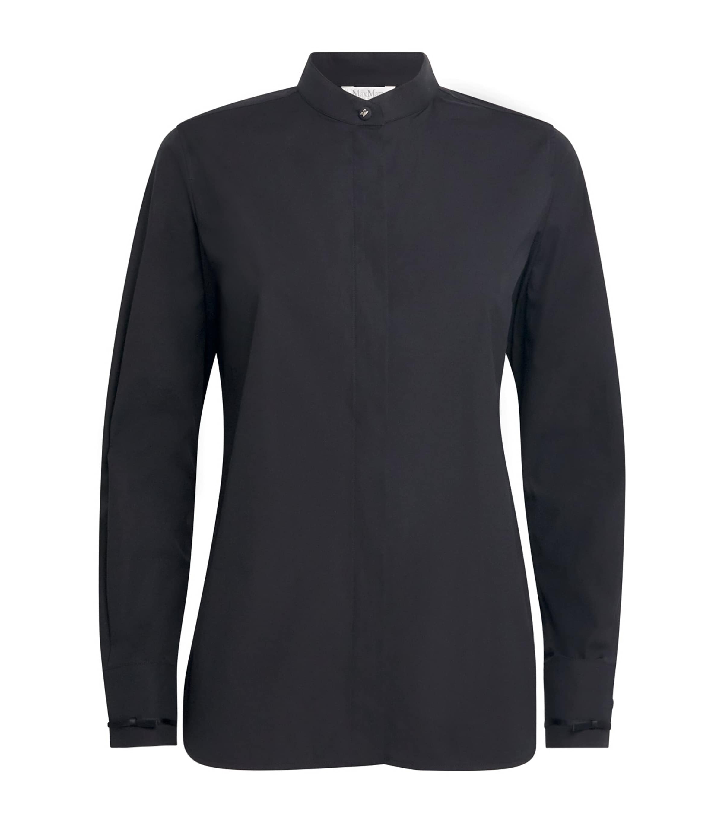 Poplin Stretch Otranto Shirt BLACK Image 1