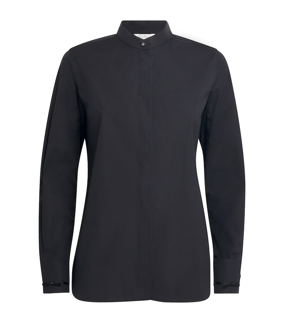 Poplin Stretch Otranto Shirt BLACK Image 1