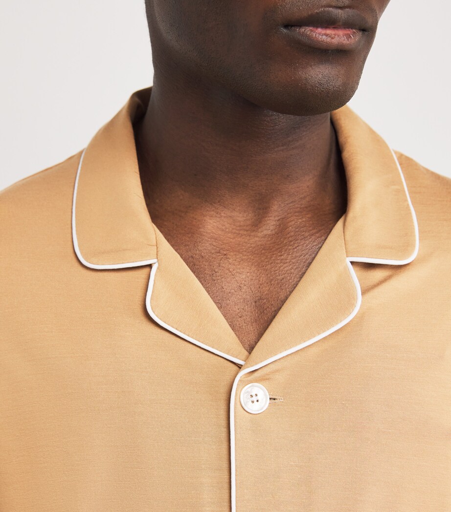 Micromodal Long Basel Pyjama Set NEUTRAL Image 6