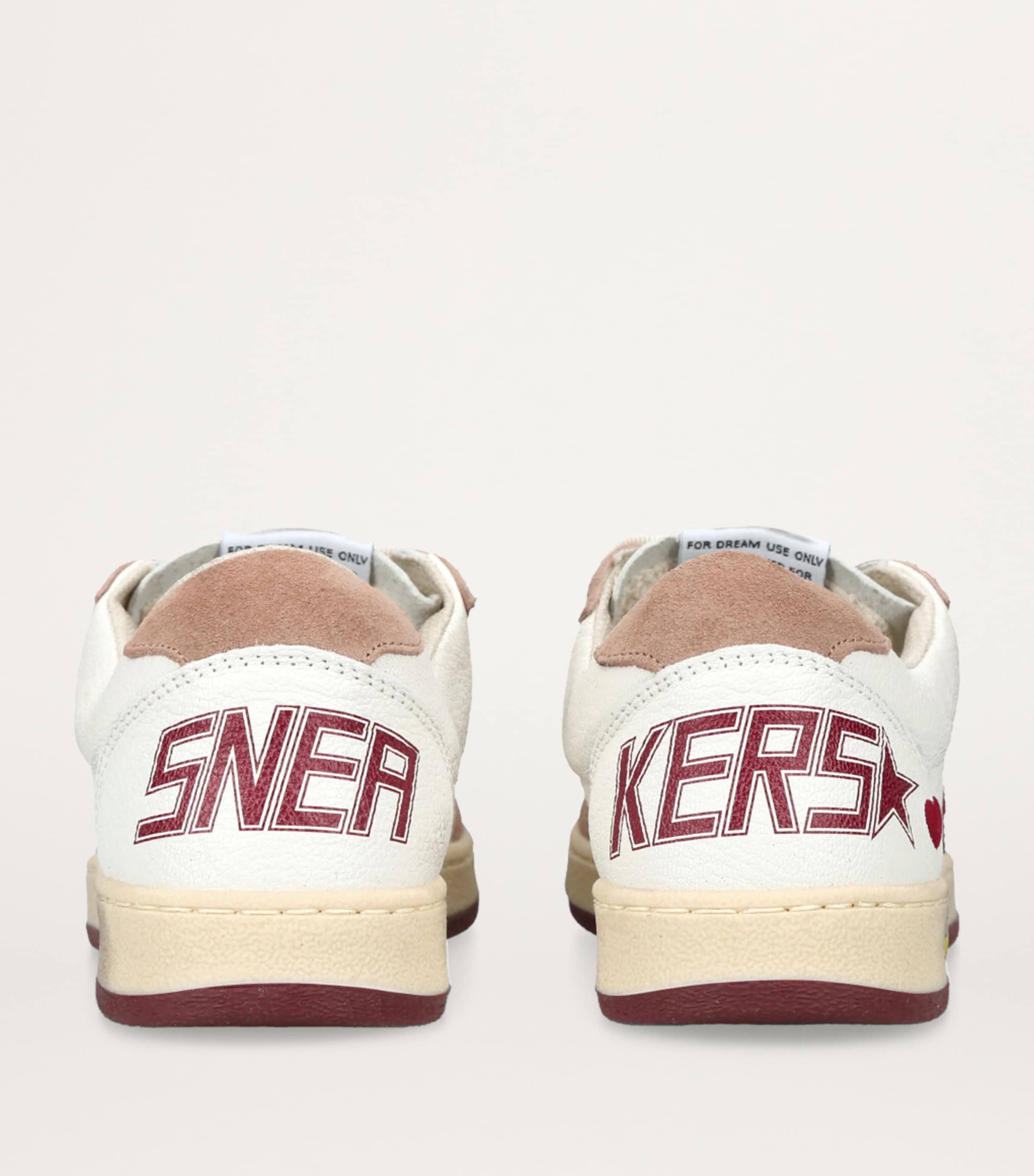 Golden Goose Leather Ball Star Sneakers White/red Image 2
